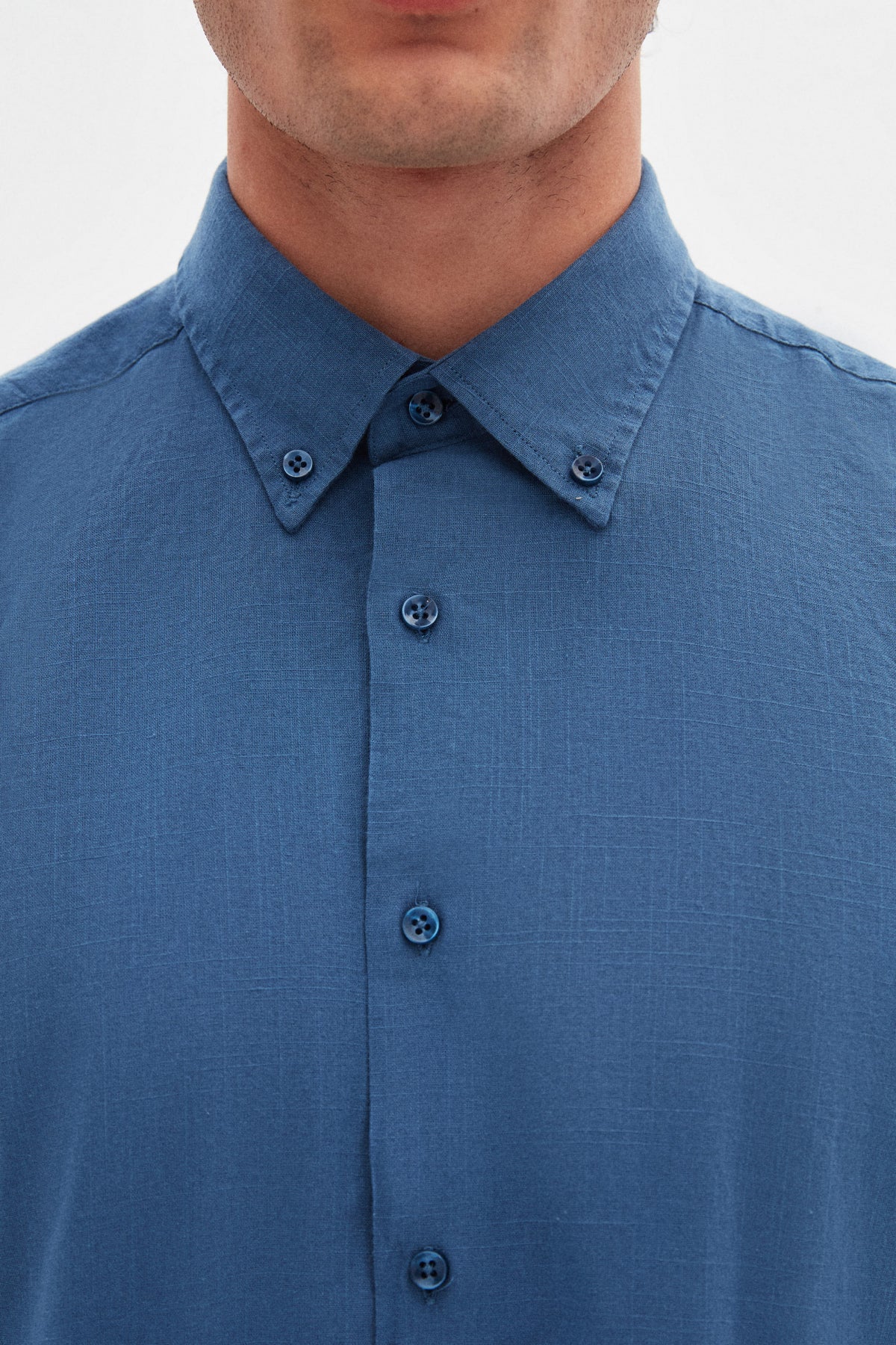 CAMASA D'S DAMAT RELAXED FIT - Albastru