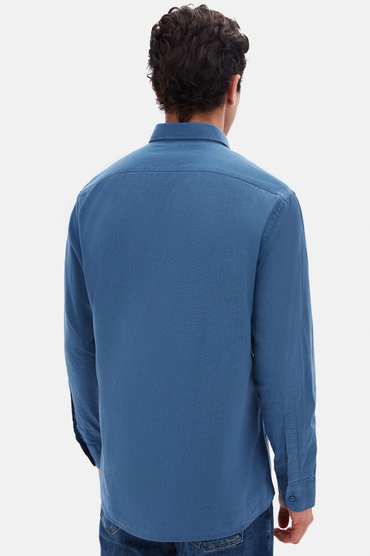 CAMASA D'S DAMAT RELAXED FIT - Albastru