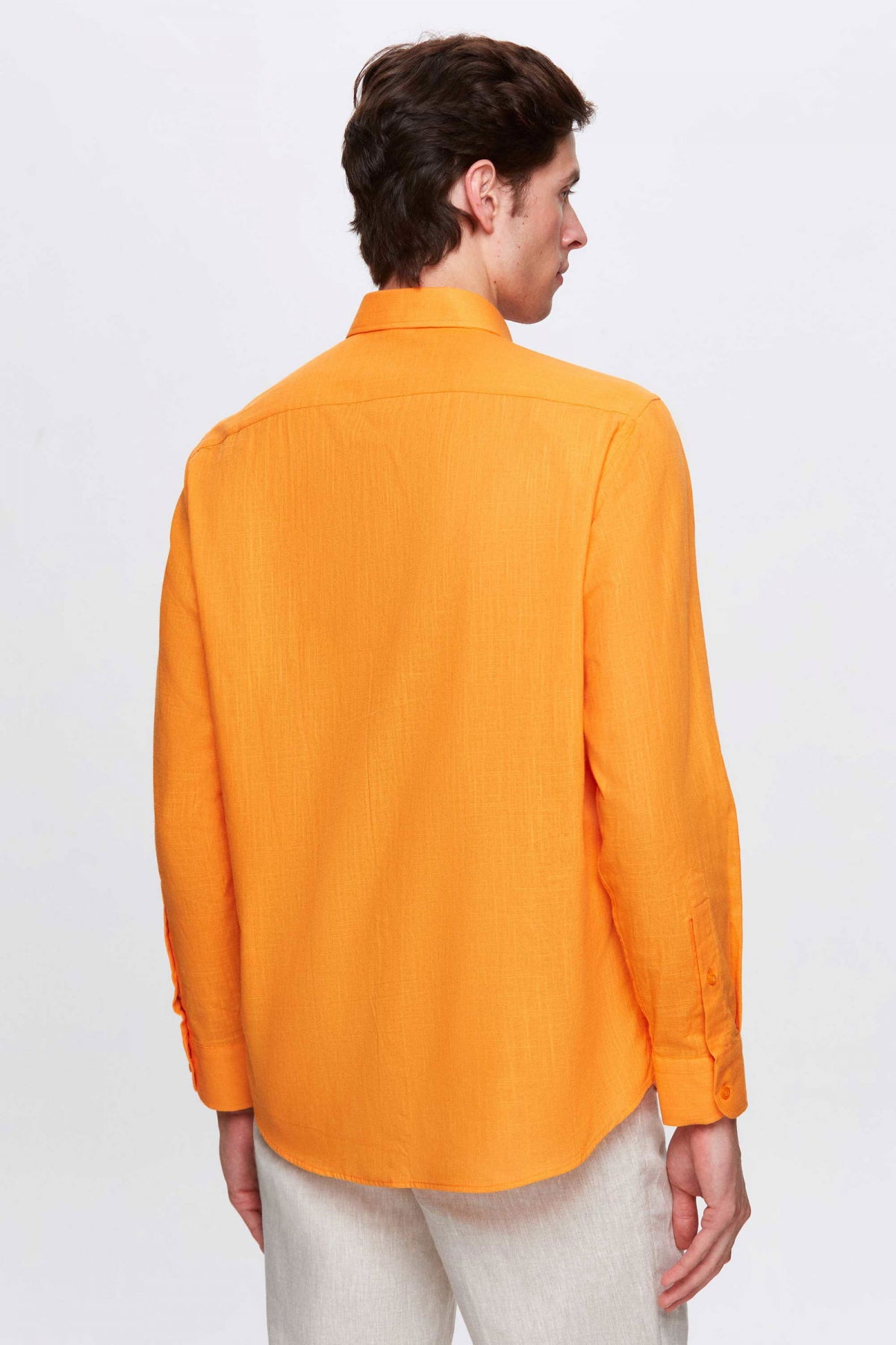 CAMASA D'S DAMAT RELAXED FIT - Portocaliu Deschis