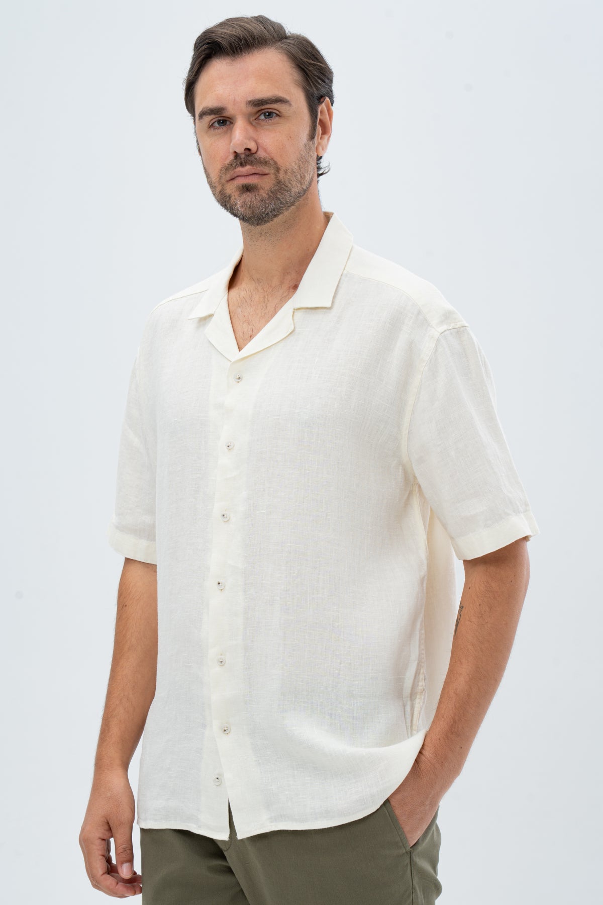 CAMASA COMFORT FIT D'S DAMAT - Ecru