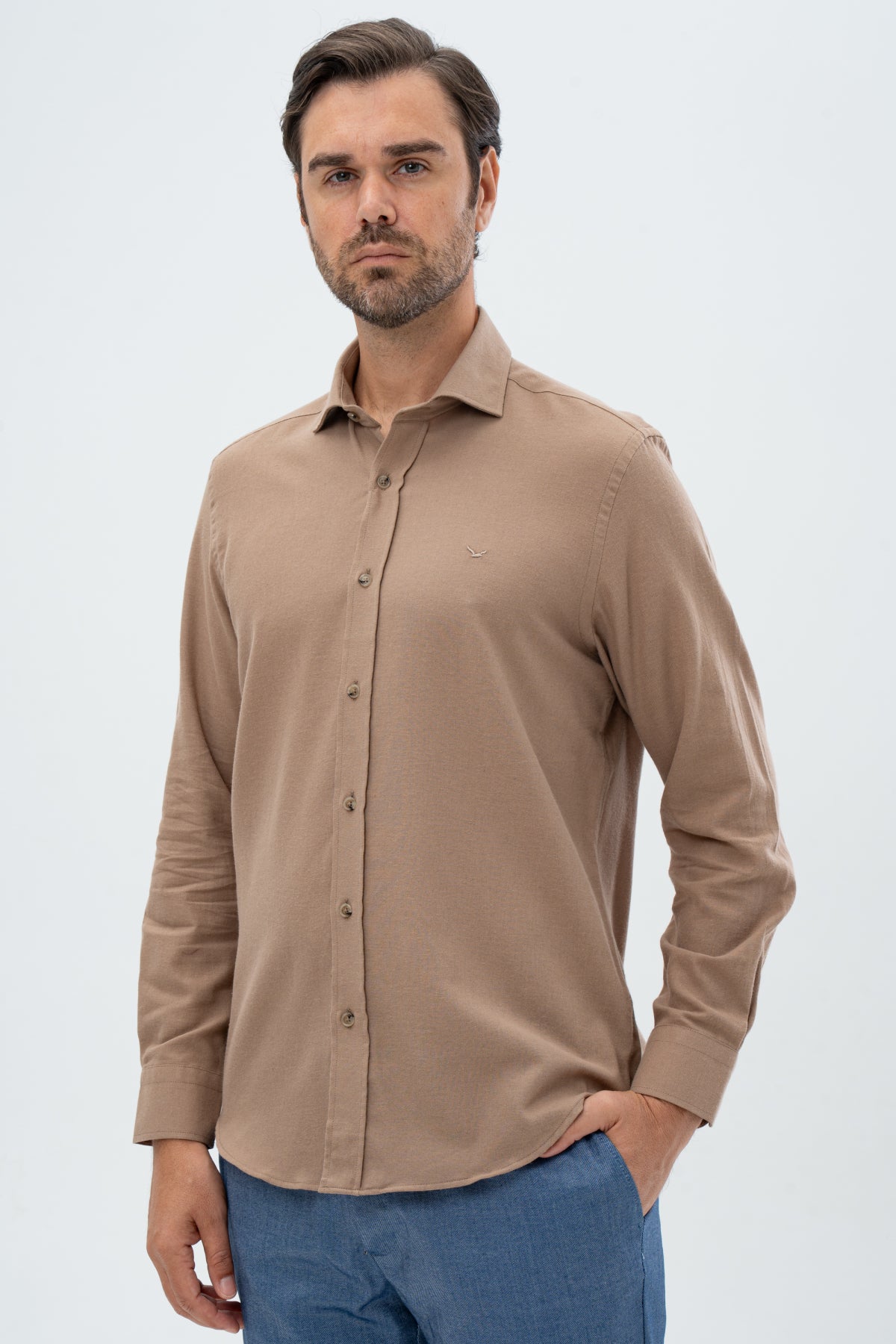 CAMASA COMFORT FIT D'S DAMAT - Camel