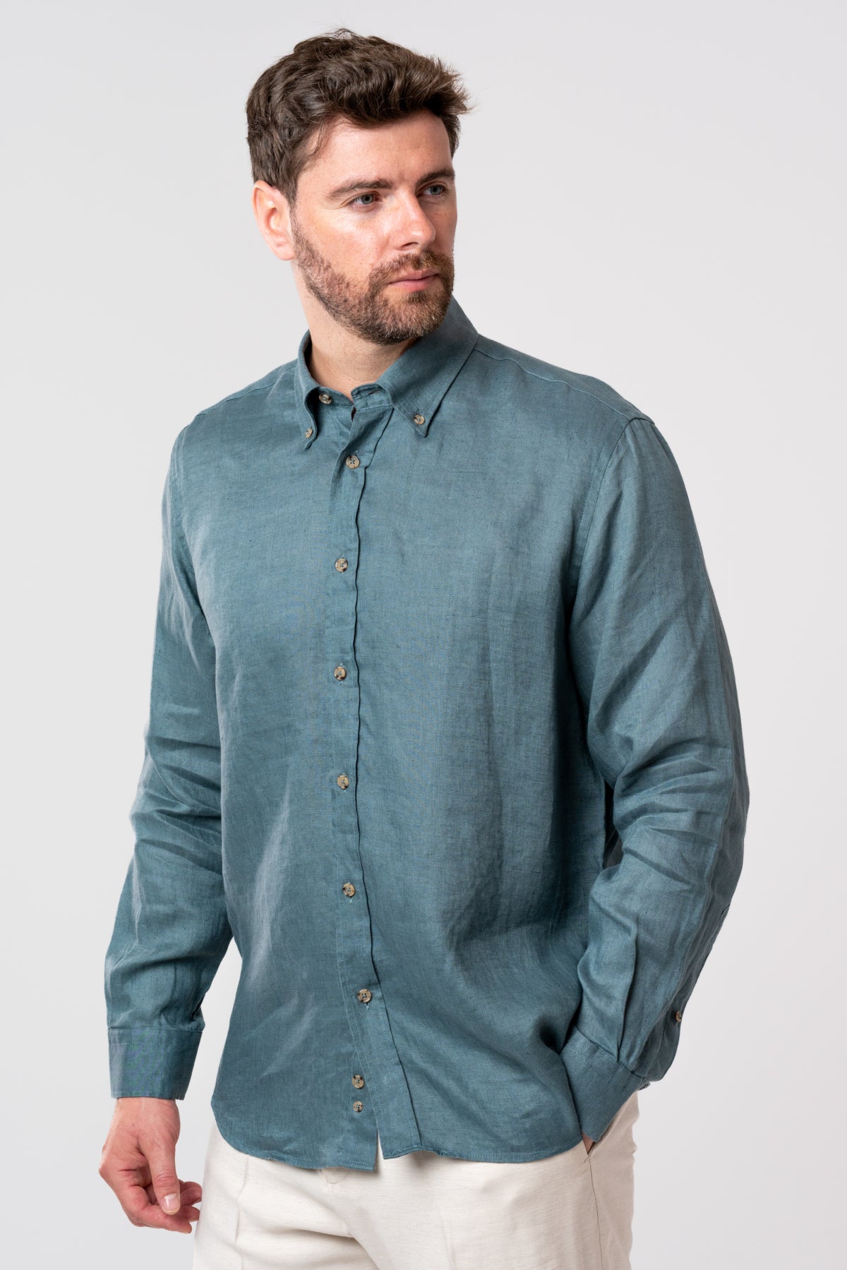 CAMASA COMFORT FIT D'S DAMAT - Turcoaz