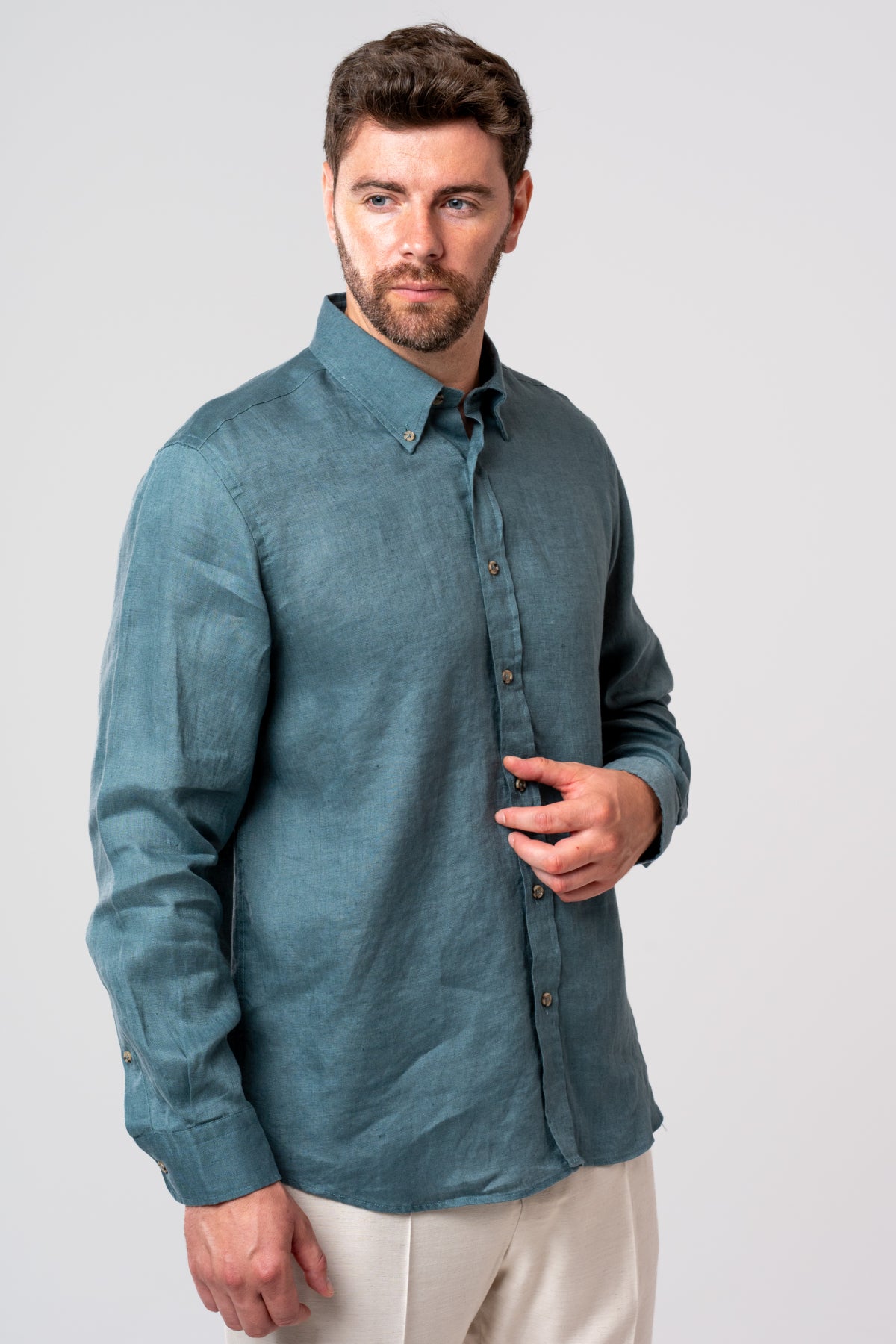 CAMASA COMFORT FIT D'S DAMAT - Turcoaz