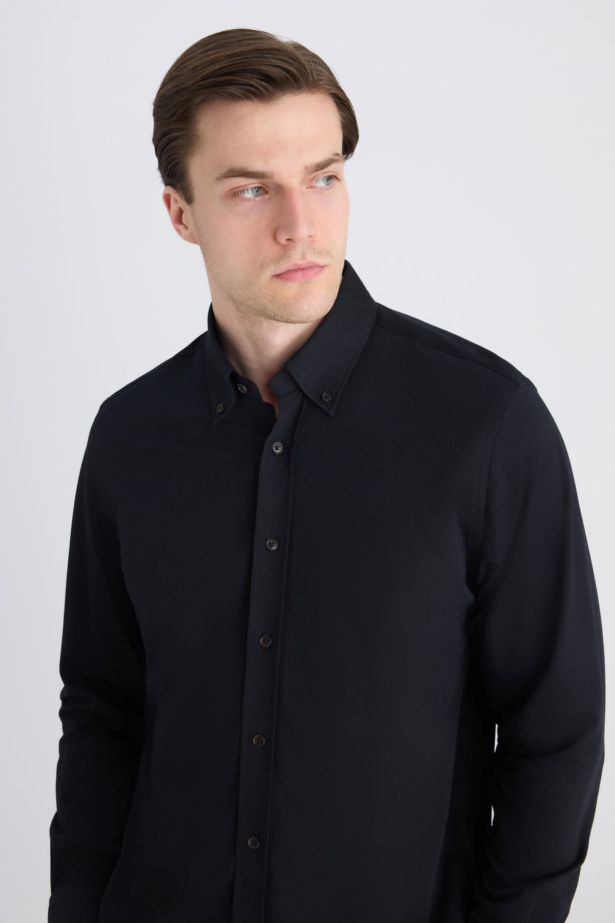 CAMASA COMFORT FIT D'S DAMAT - Negru