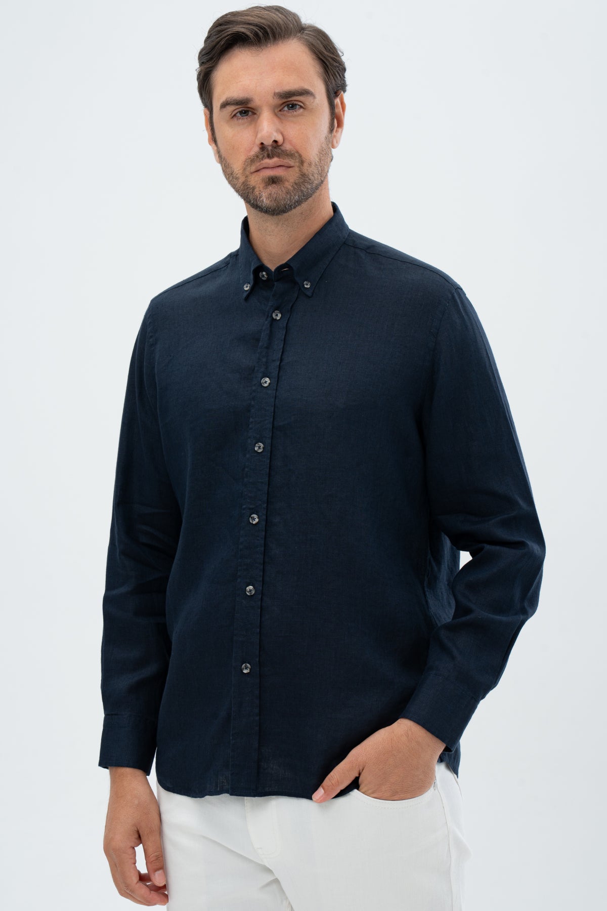 CAMASA COMFORT FIT D'S DAMAT - Bleumarin