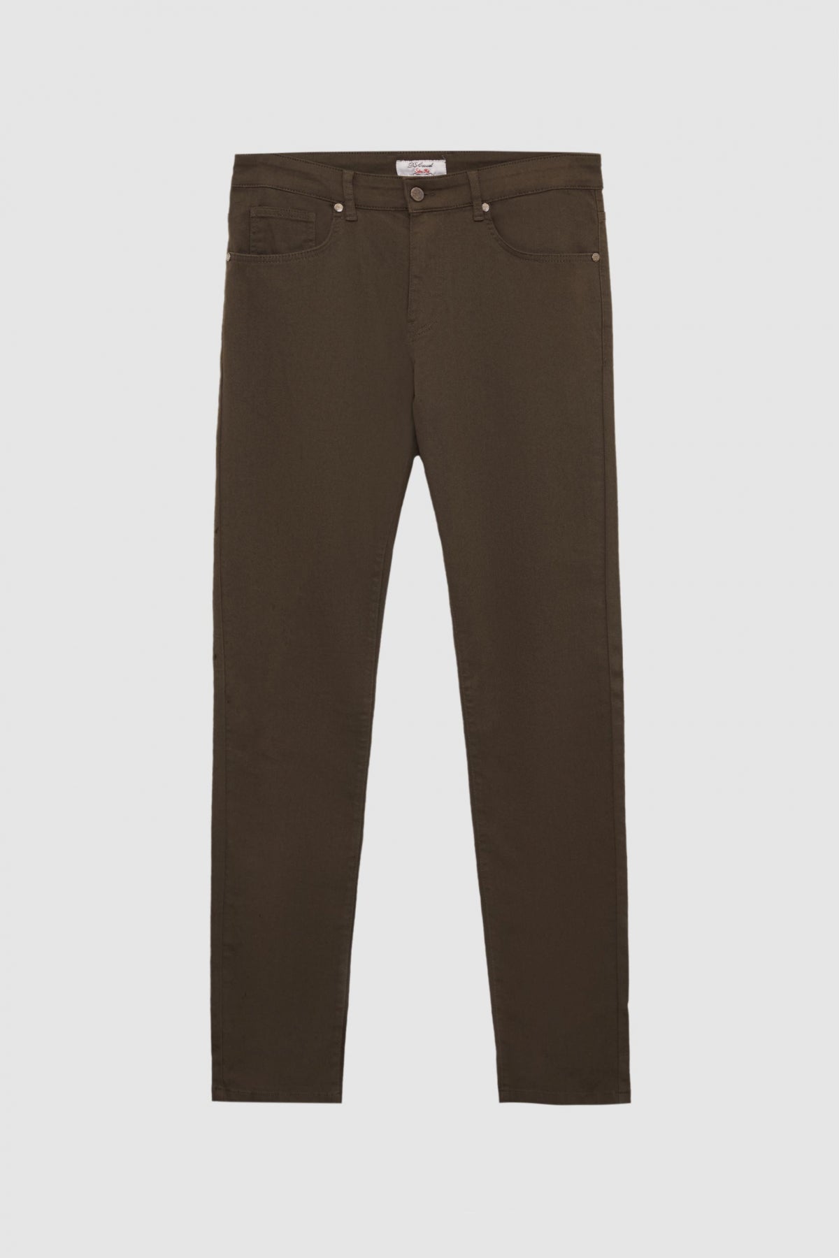 PANTALONI CASUAL SLIM FIT D'S DAMAT - Kaki