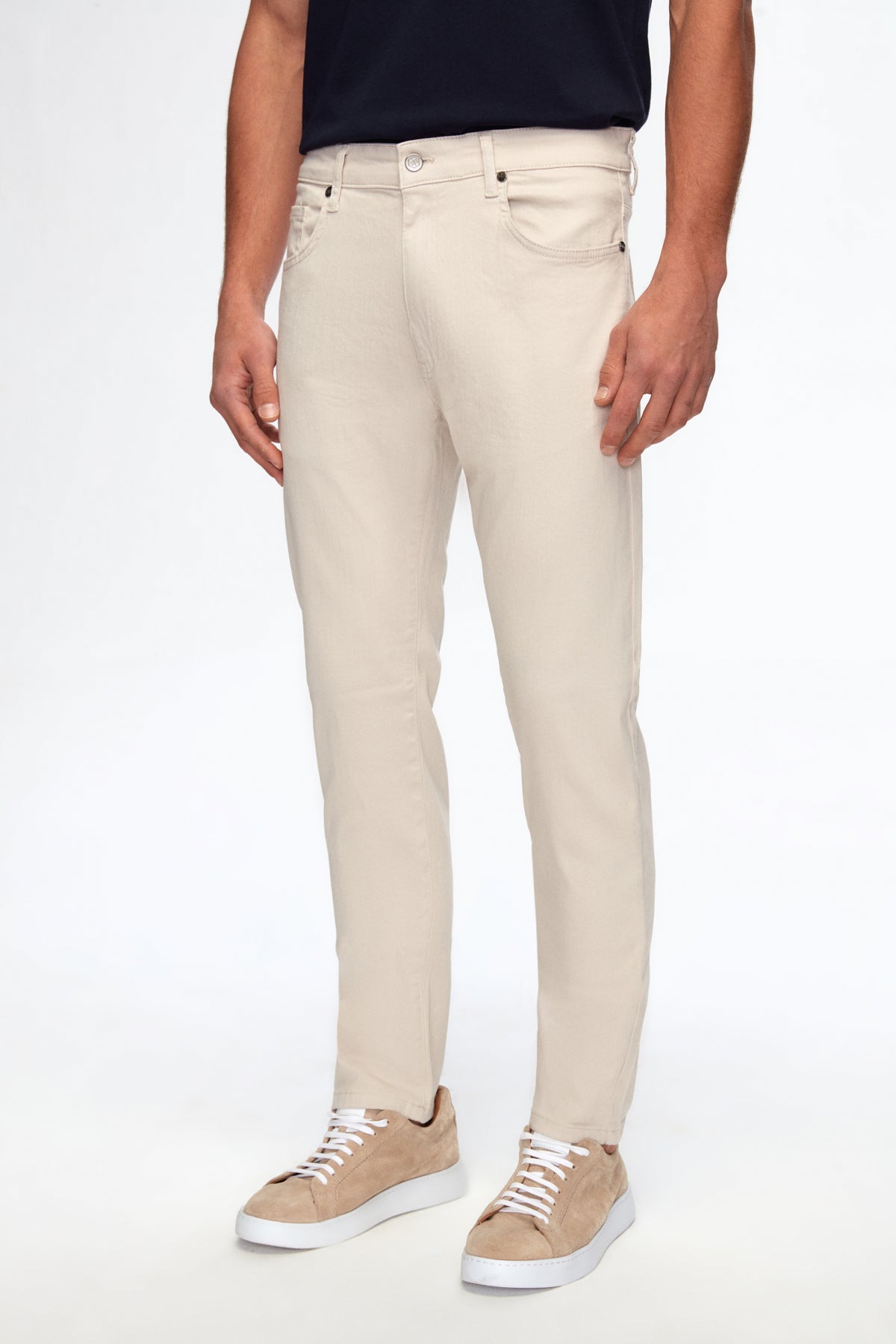 PANTALONI CASUAL SLIM FIT D'S DAMAT - Bej
