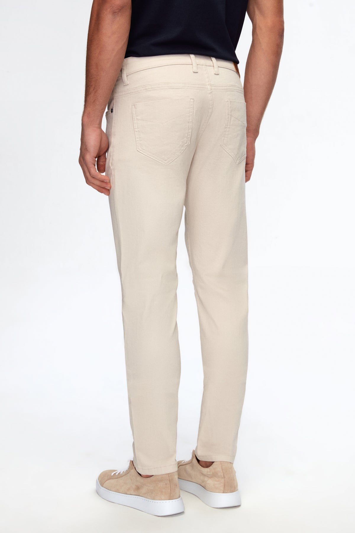 PANTALONI CASUAL SLIM FIT D'S DAMAT - Bej