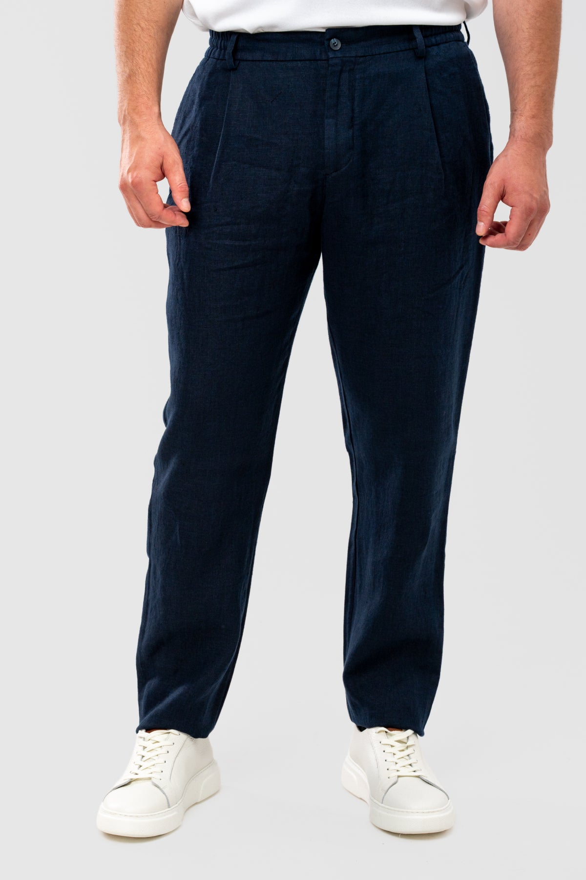 PANTALONI CASUAL JOGGER D'S DAMAT - Bleumarin