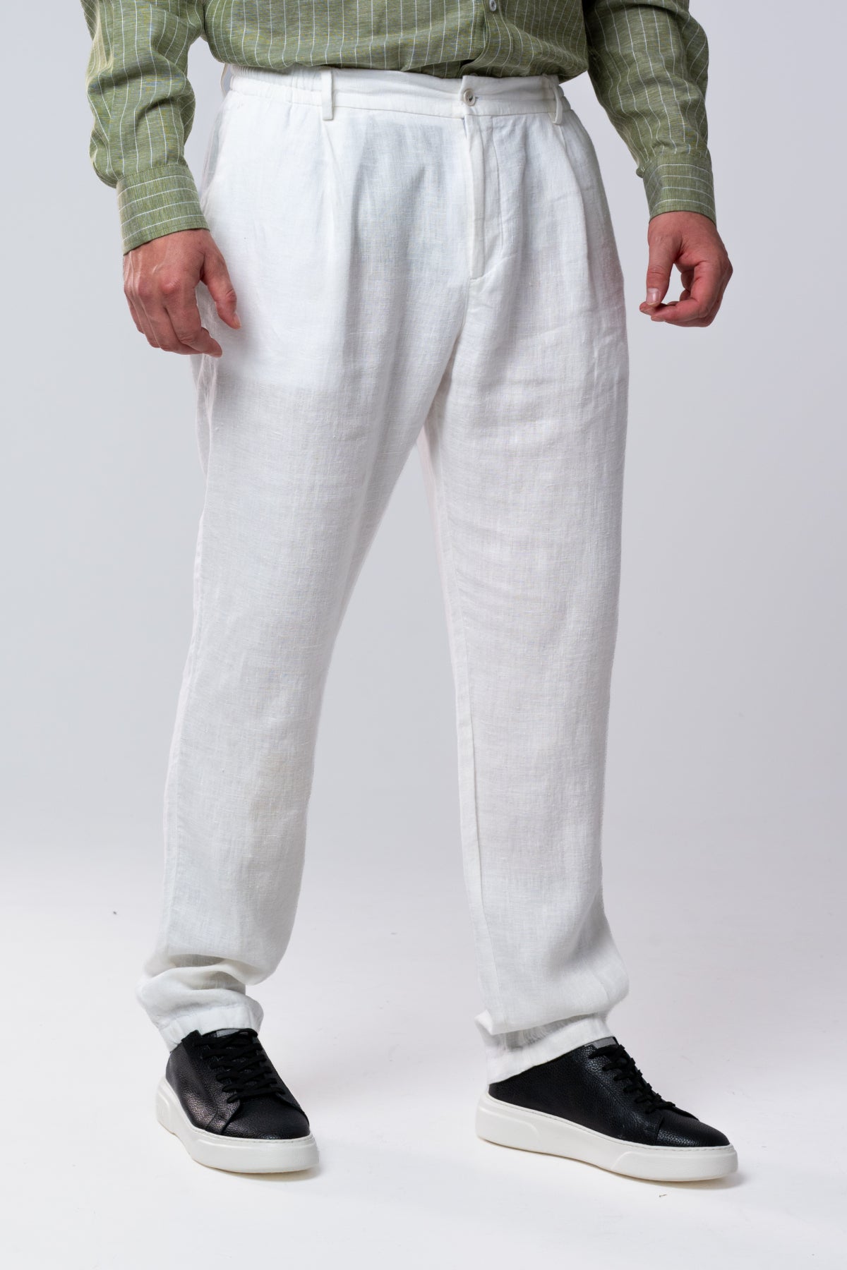 PANTALONI CASUAL JOGGER D'S DAMAT - Alb