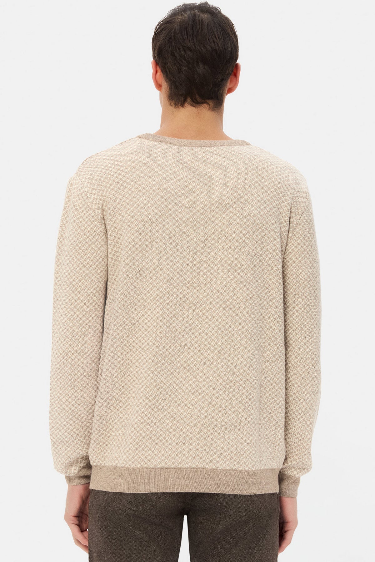 PULOVER REGULAR FIT D'S DAMAT - Bej