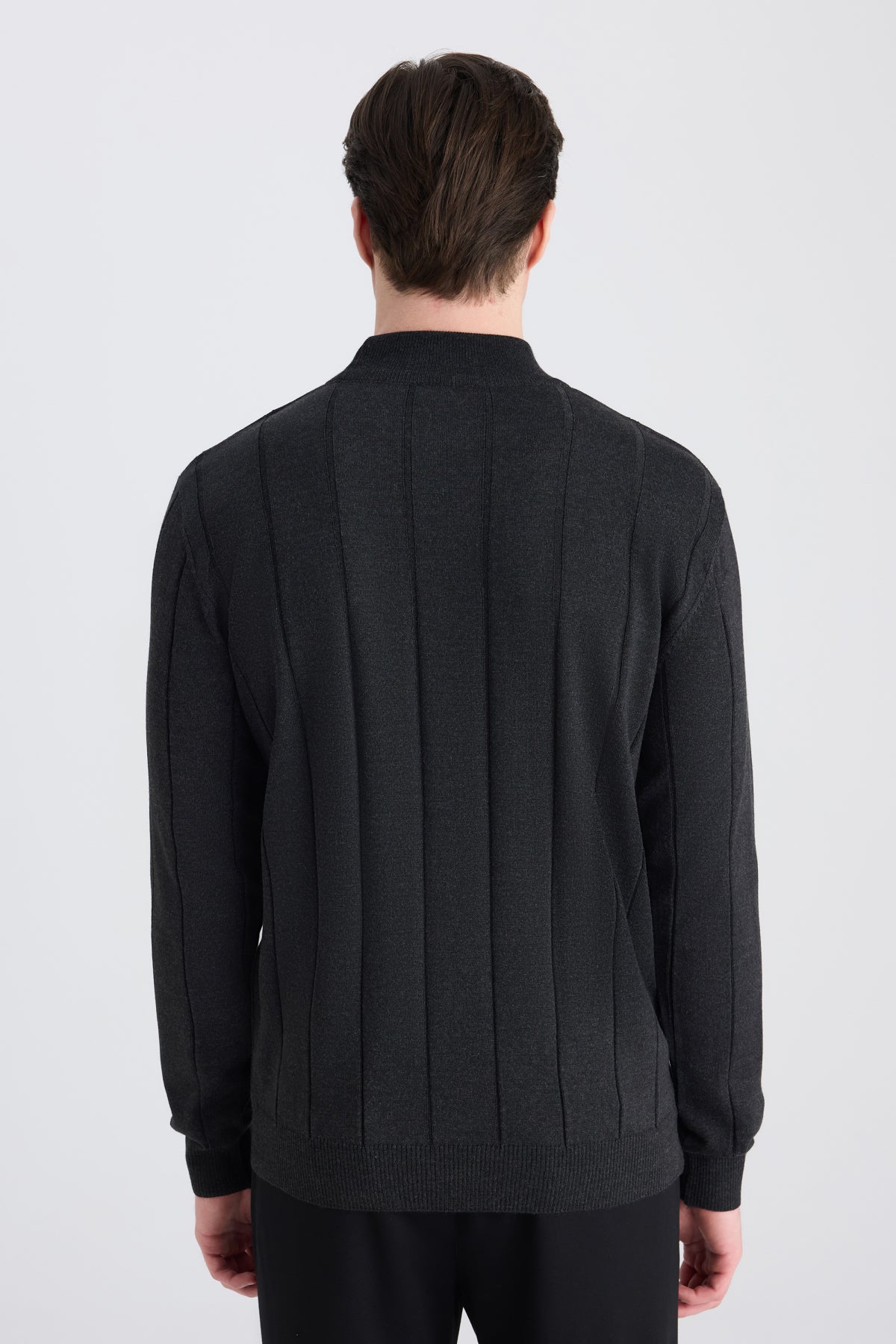 PULOVER REGULAR FIT D'S DAMAT - Antracit