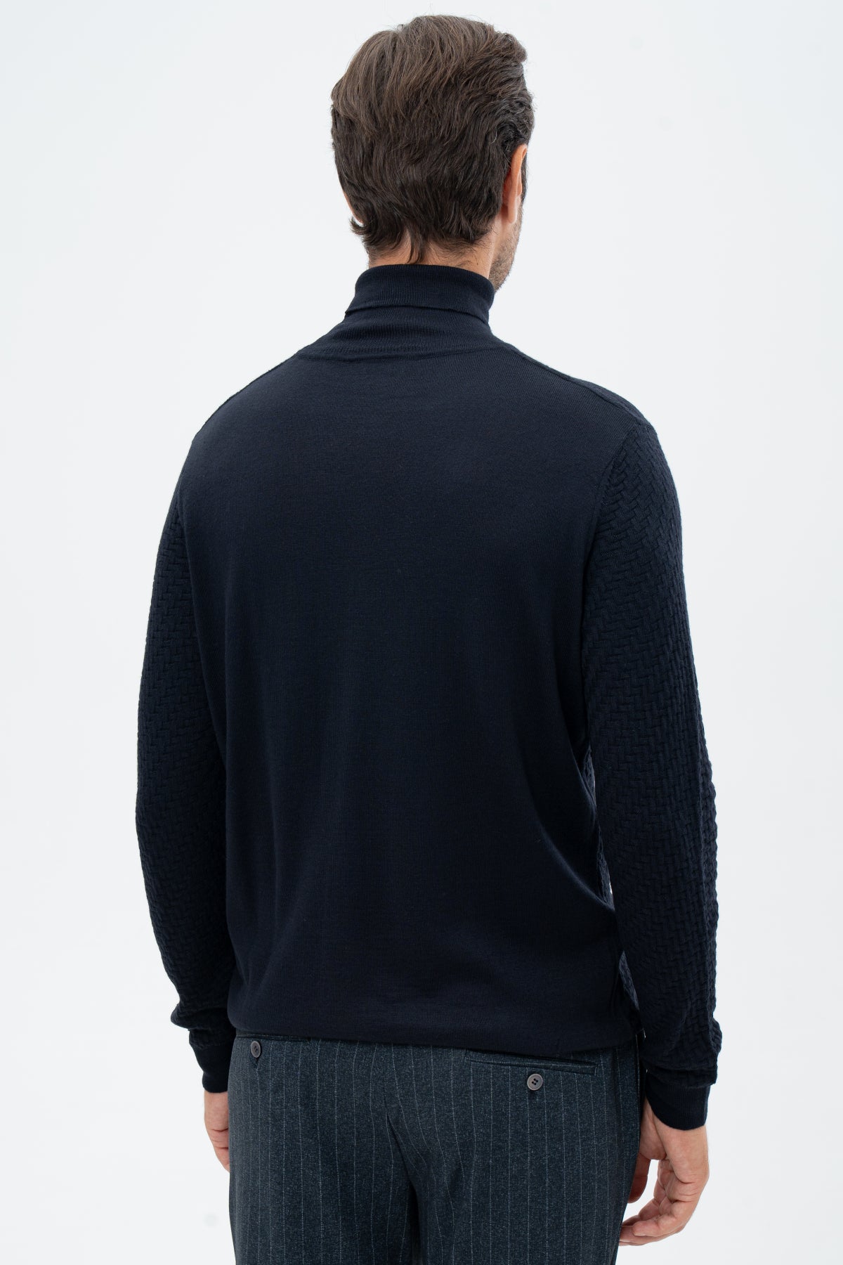 PULOVER REGULAR FIT D'S DAMAT - Bleumarin