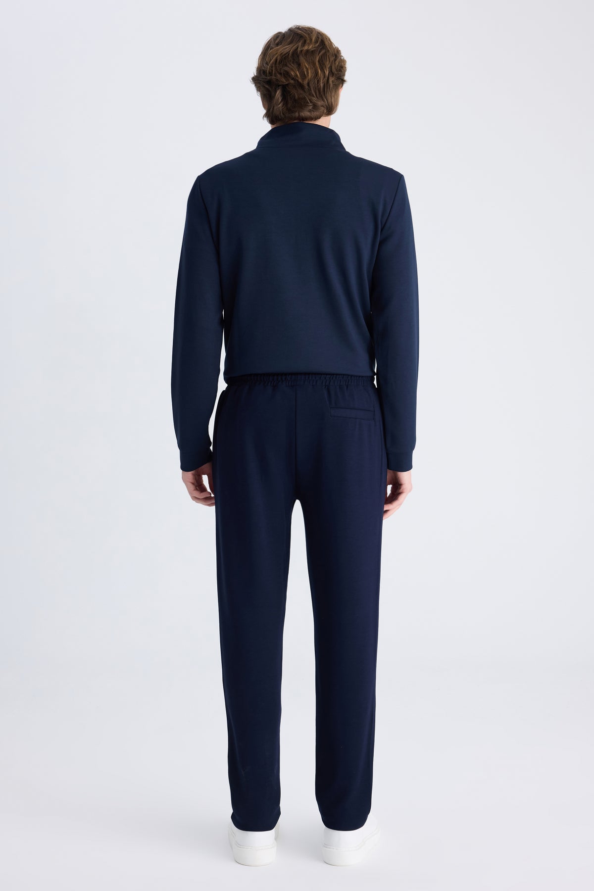 PANTALONI CASUAL REGULAR FIT D'S DAMAT - Bleumarin