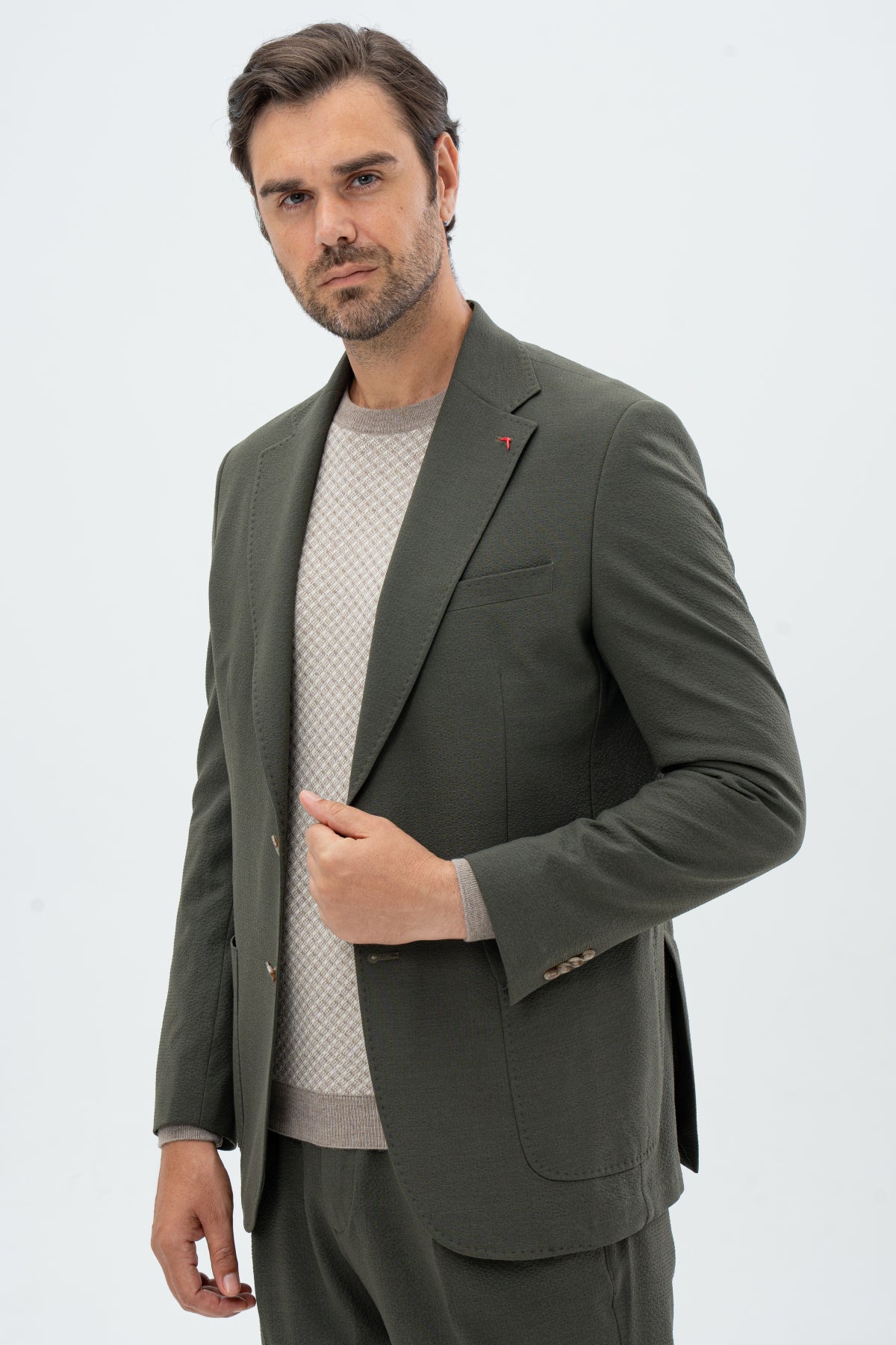 SACOU REGULAR FIT D'S DAMAT - Kaki