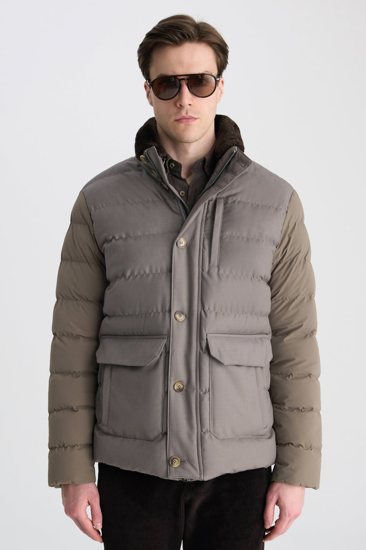 GEACA REGULAR FIT D'S DAMAT - Bej