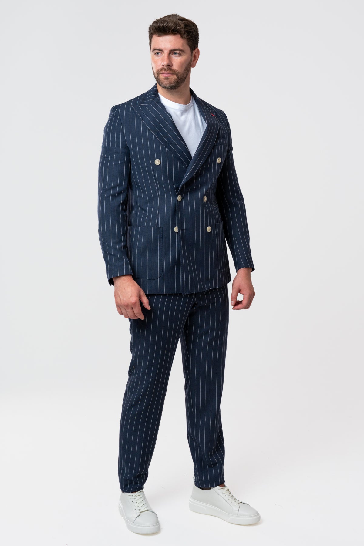 COSTUM CASUAL REGULAR FIT D'S DAMAT - Bleumarin