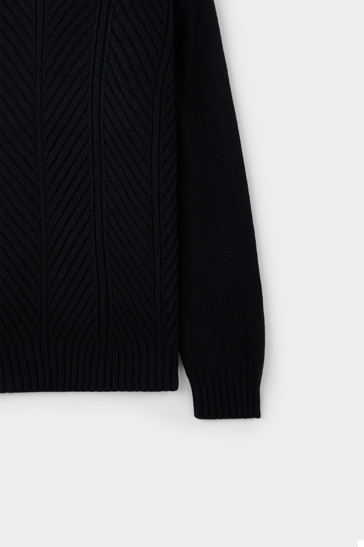 PULOVER REGULAR FIT D'S DAMAT - Negru