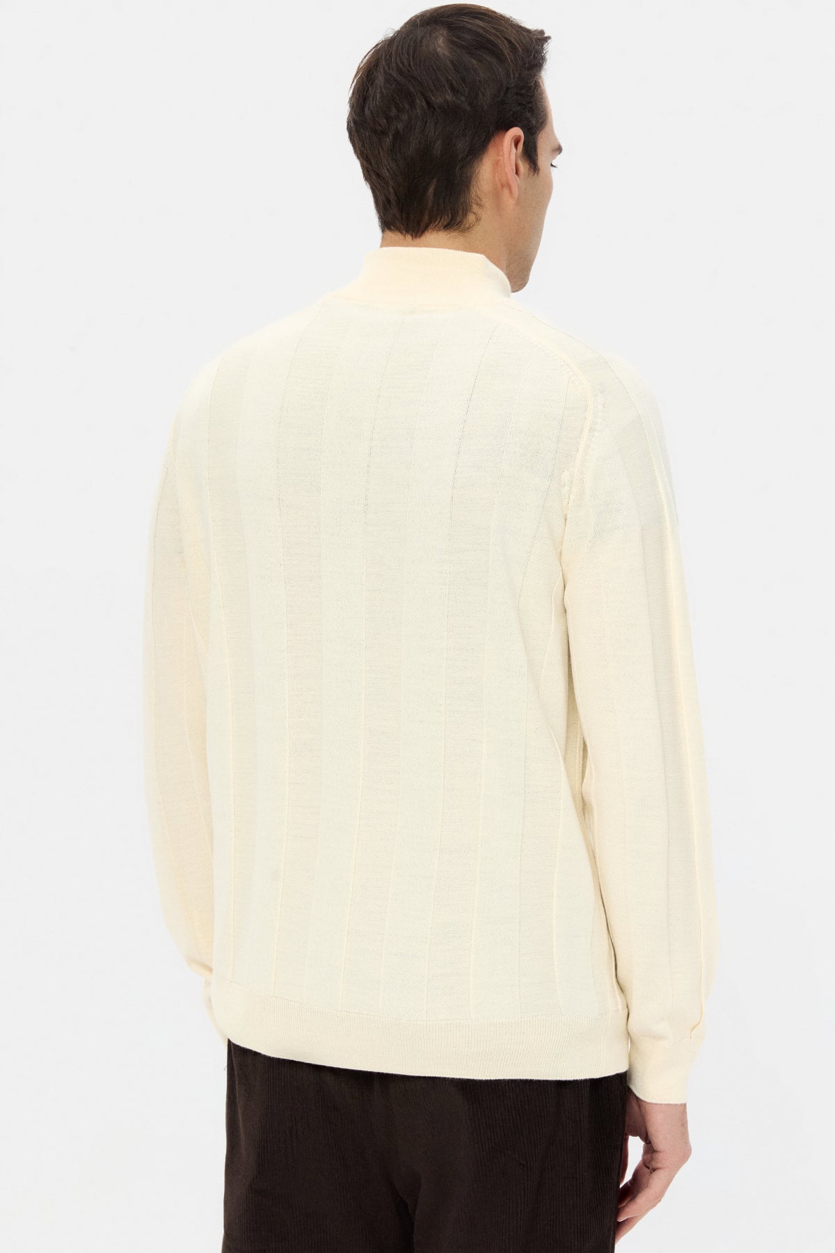 PULOVER REGULAR FIT D'S DAMAT - Ecru