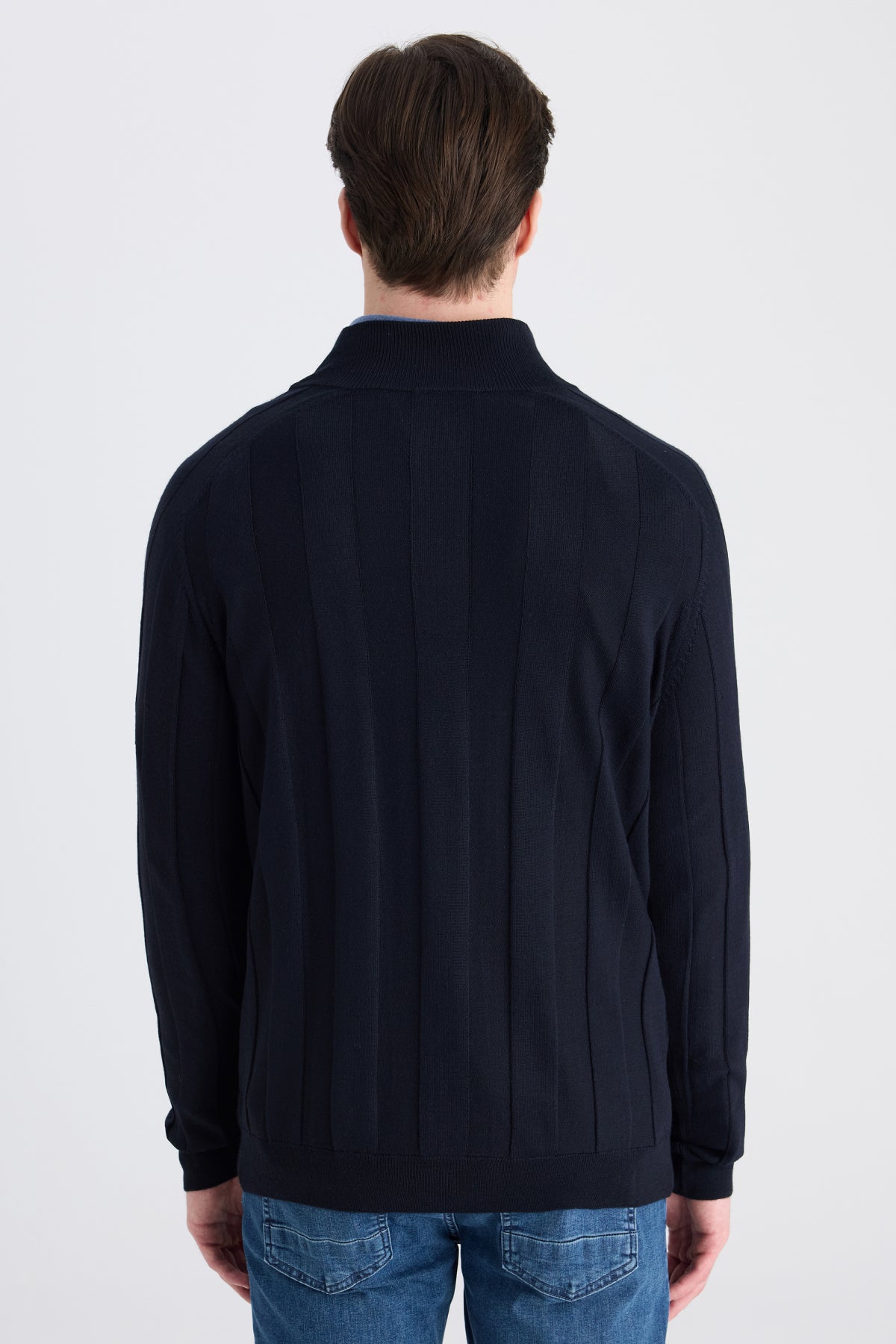 PULOVER REGULAR FIT D'S DAMAT - Bleumarin