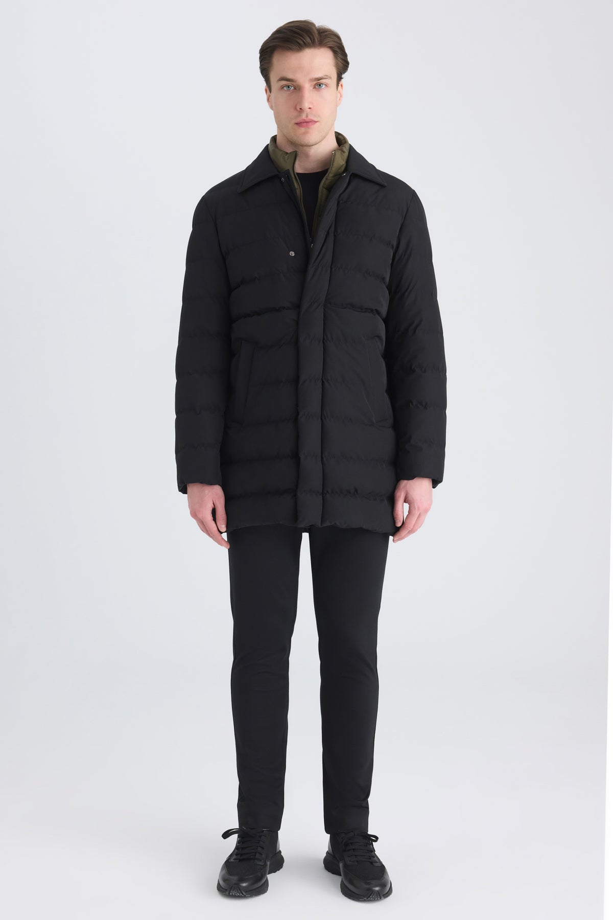 GEACA REGULAR FIT D'S DAMAT - Negru
