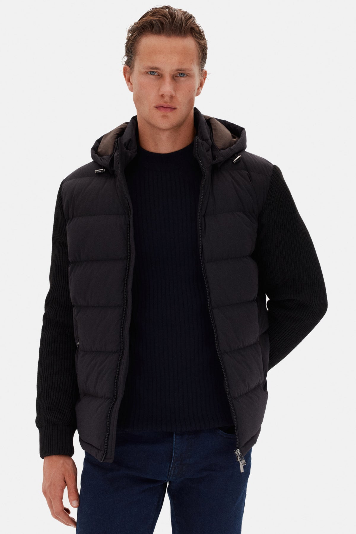 GEACA REGULAR FIT D'S DAMAT - Negru