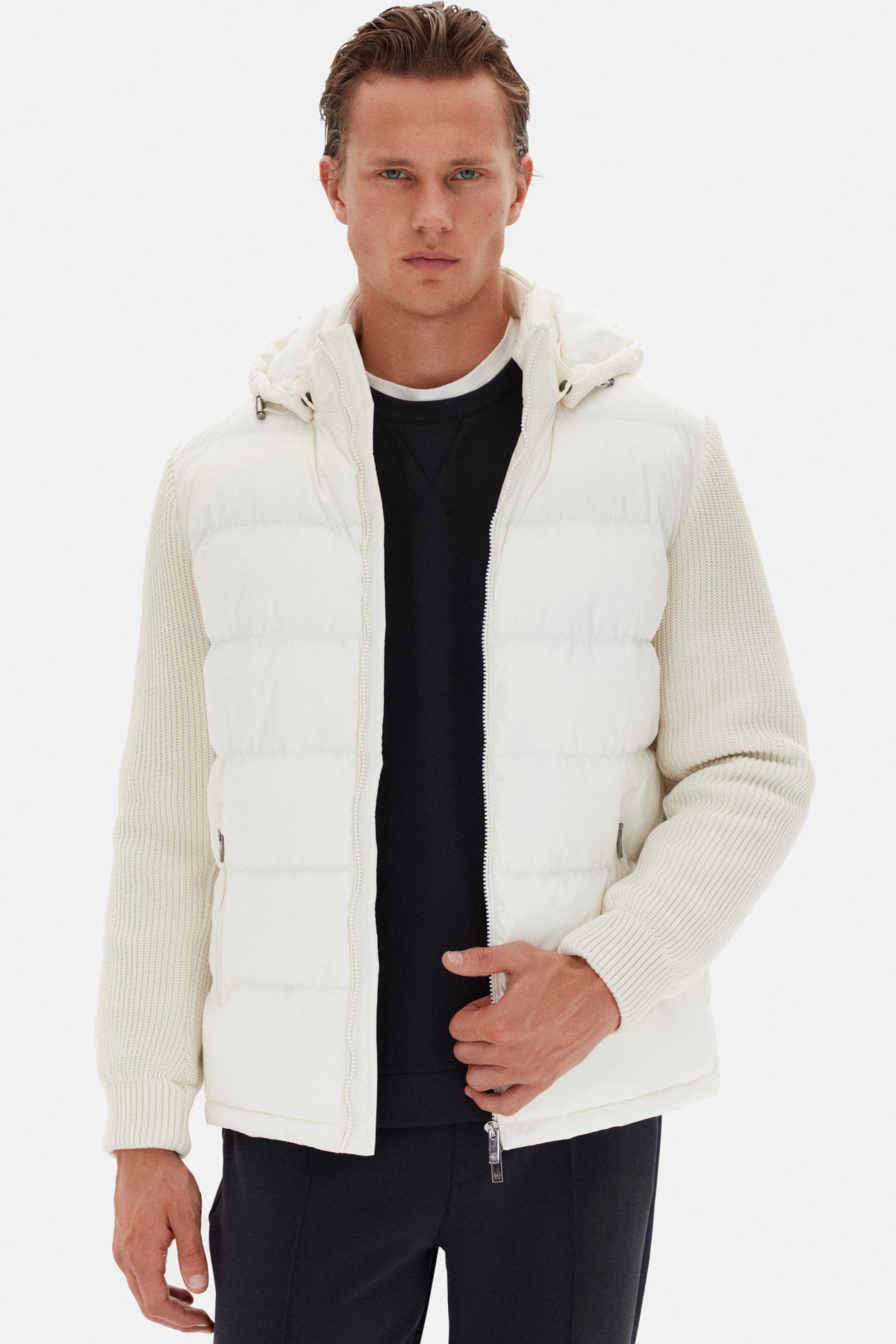 GEACA REGULAR FIT D'S DAMAT - Ecru