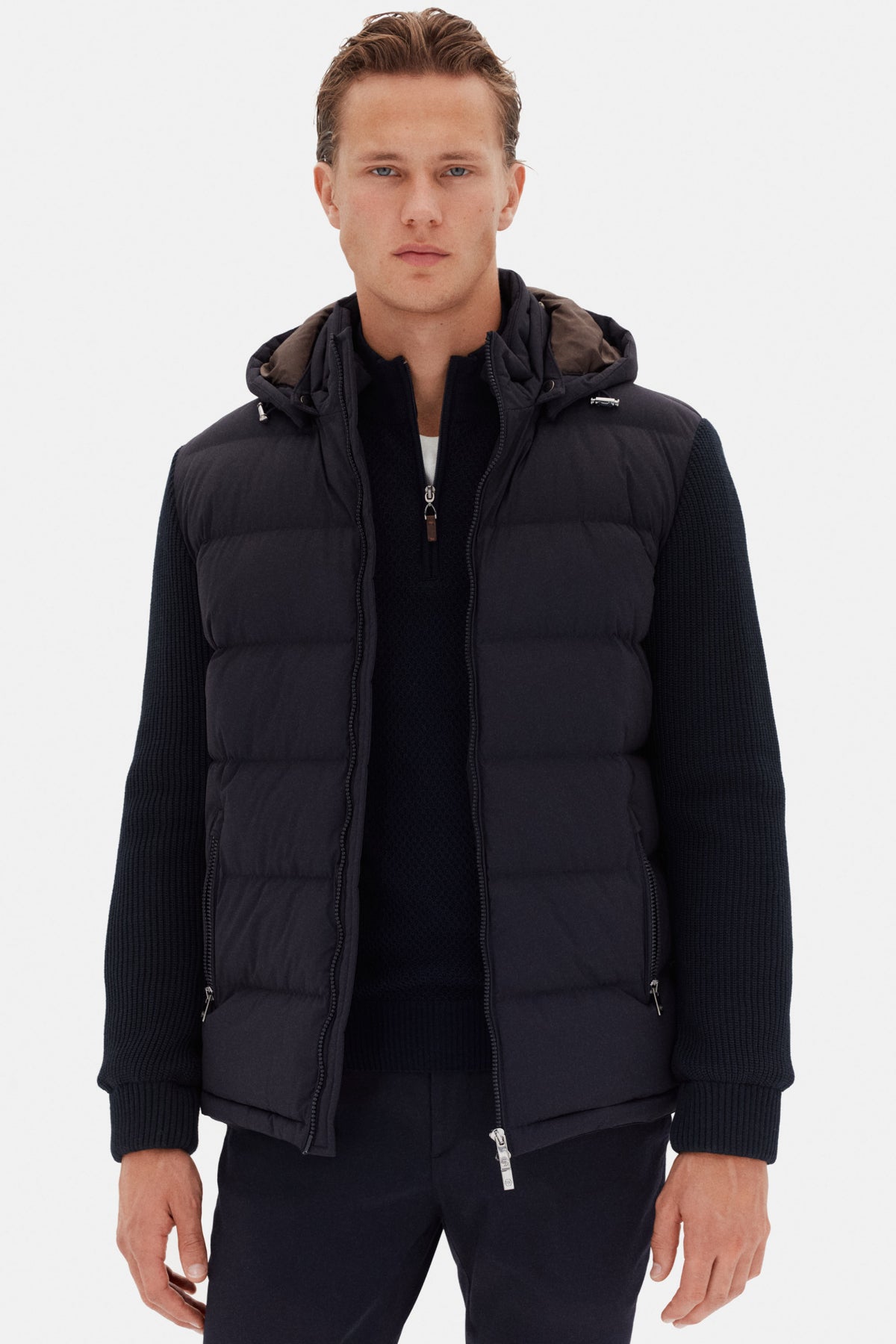 GEACA REGULAR FIT D'S DAMAT - Bleumarin