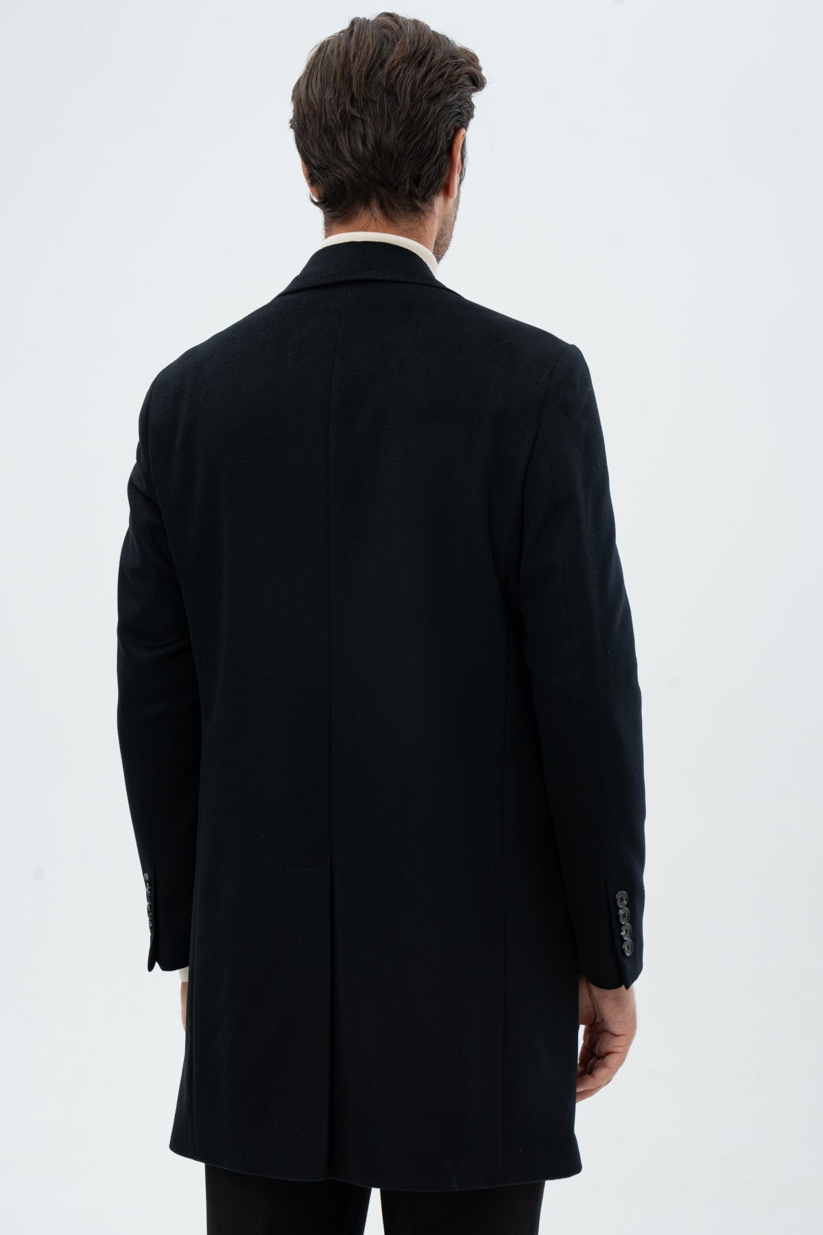 PALTON REGULAR FIT D'S DAMAT - Negru