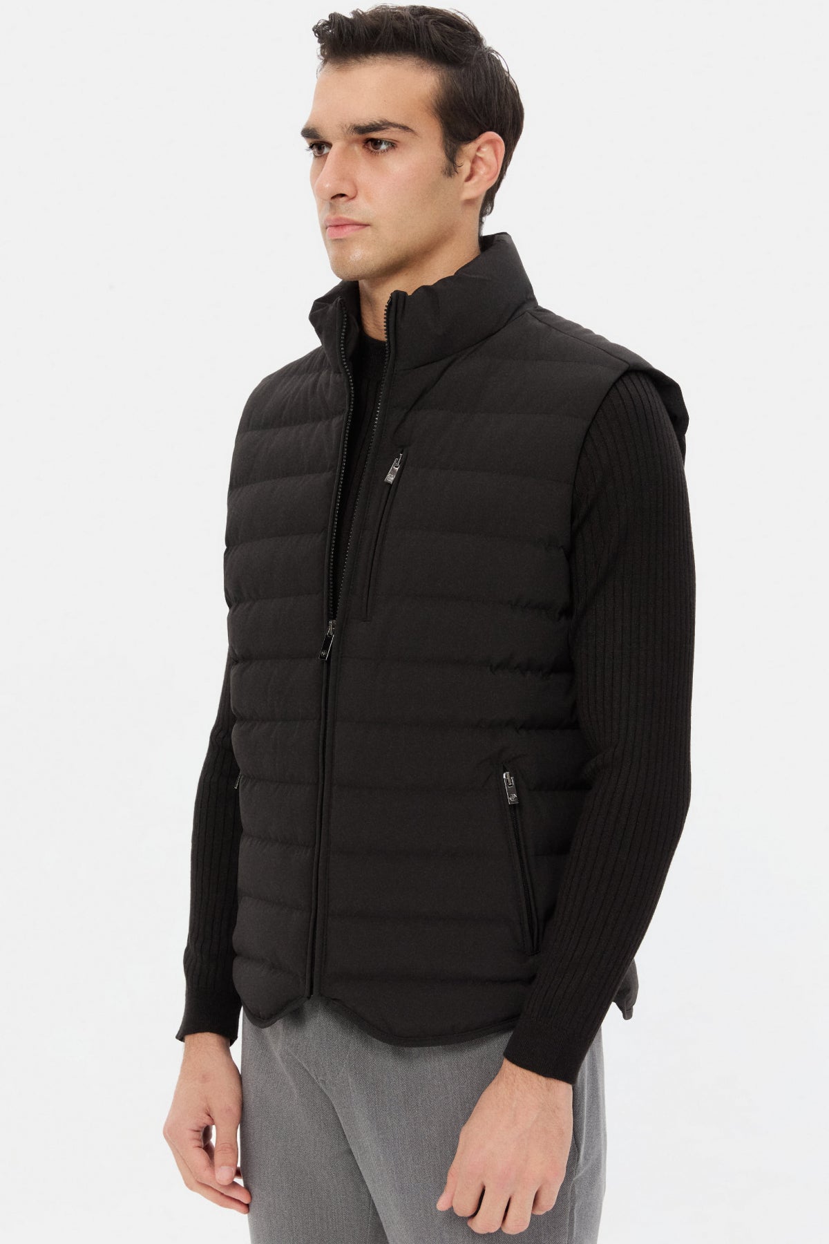 VESTA REGULAR FIT D'S DAMAT - Negru