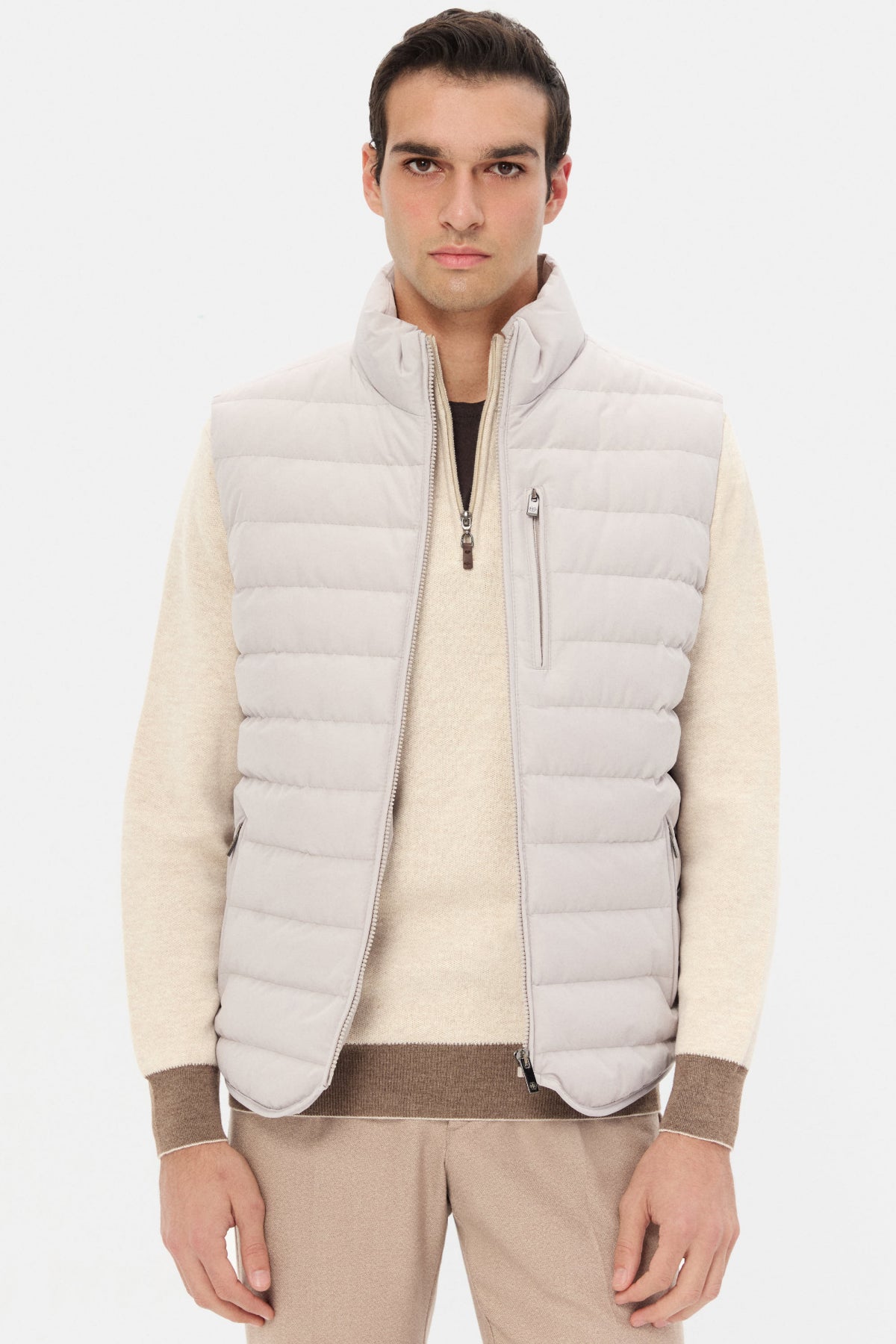 VESTA REGULAR FIT D'S DAMAT - Bej