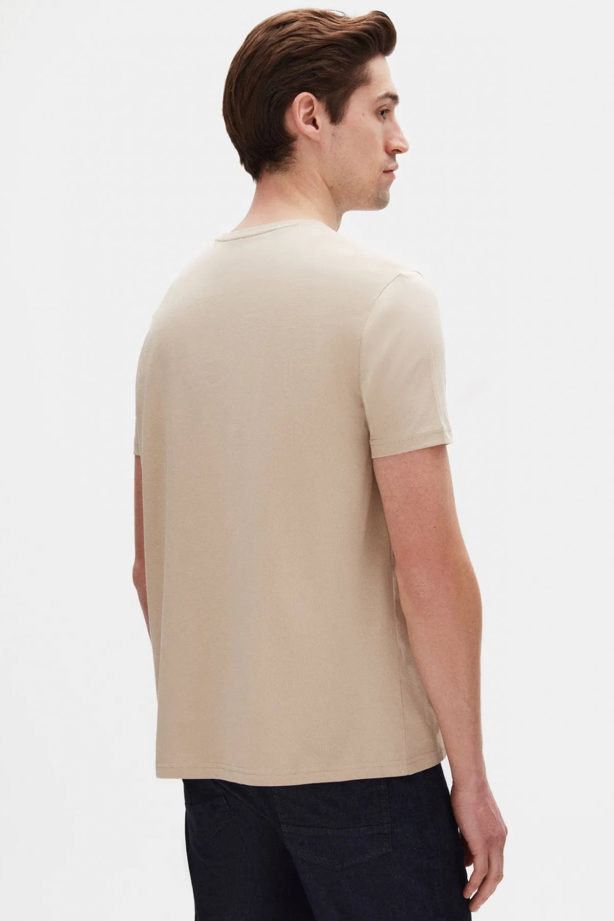TRICOU SLIM FIT D'S DAMAT - Bej