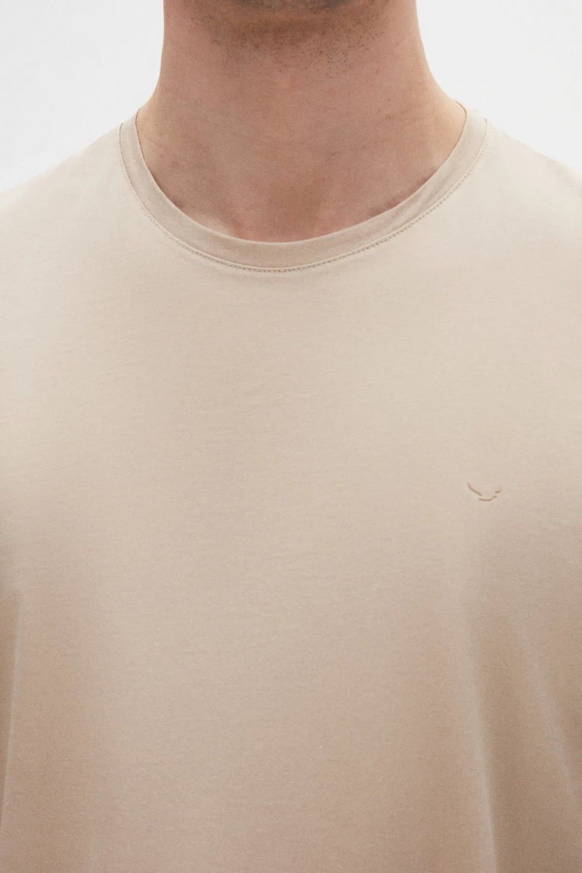 TRICOU SLIM FIT D'S DAMAT - Bej