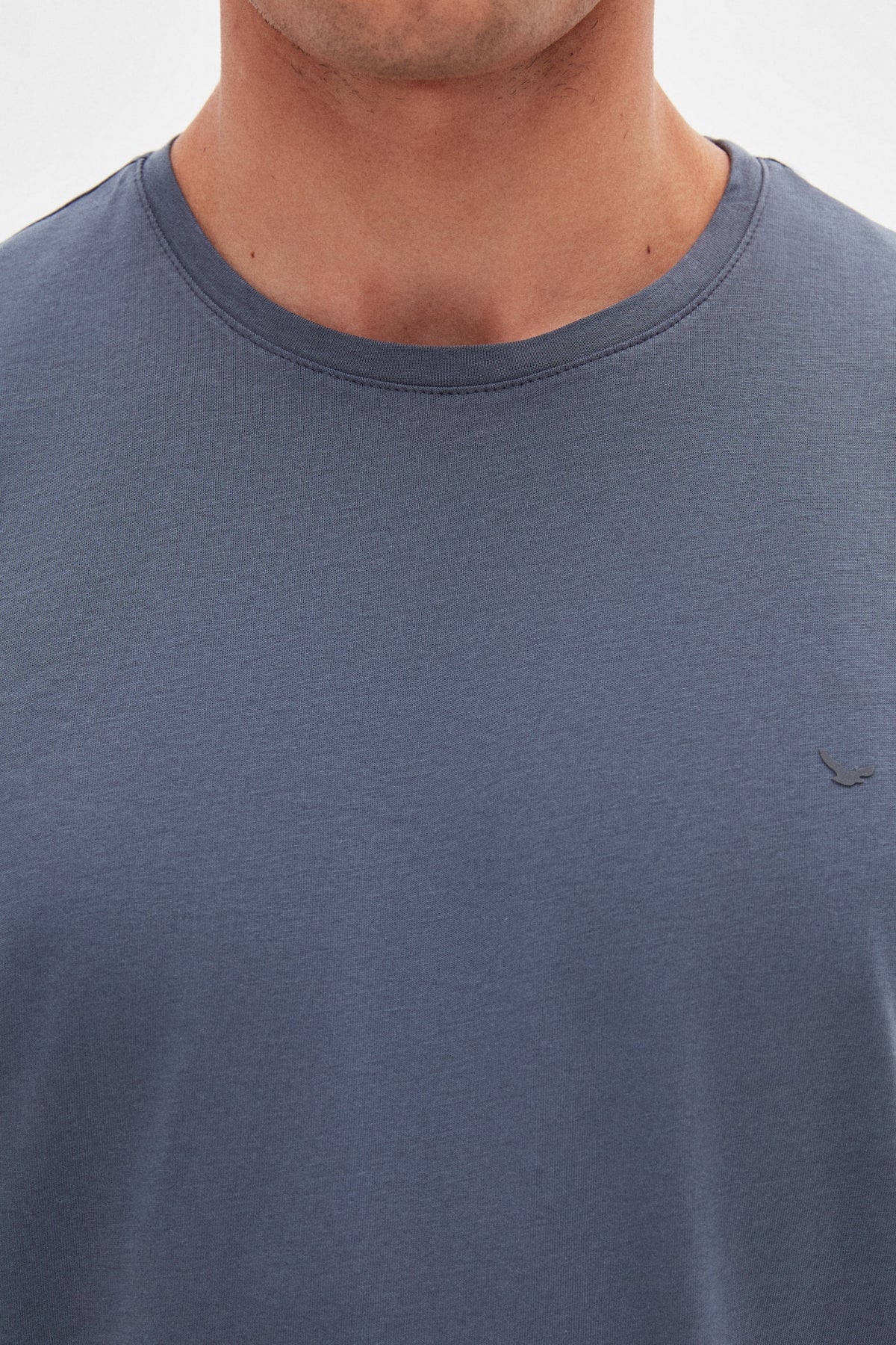TRICOU SLIM FIT D'S DAMAT - Gri Petrol
