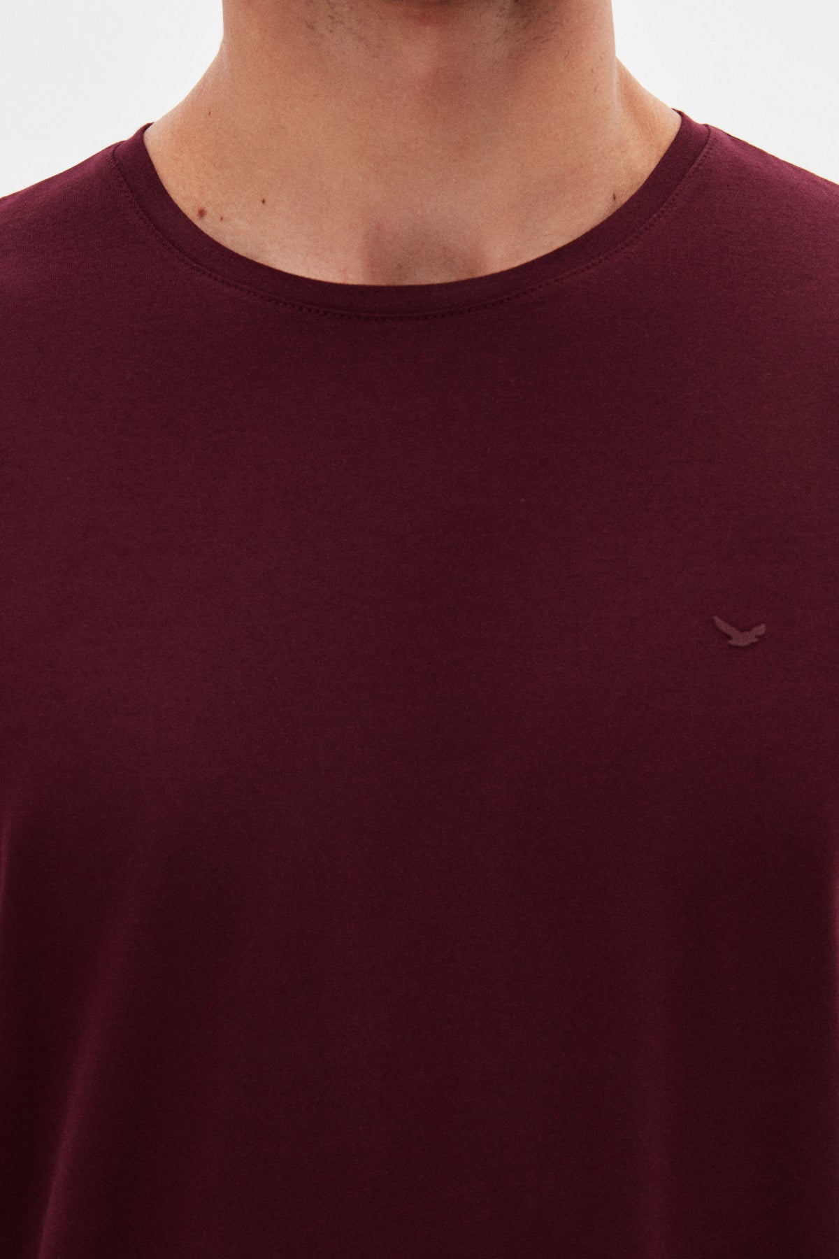 TRICOU SLIM FIT D'S DAMAT - Vișiniu