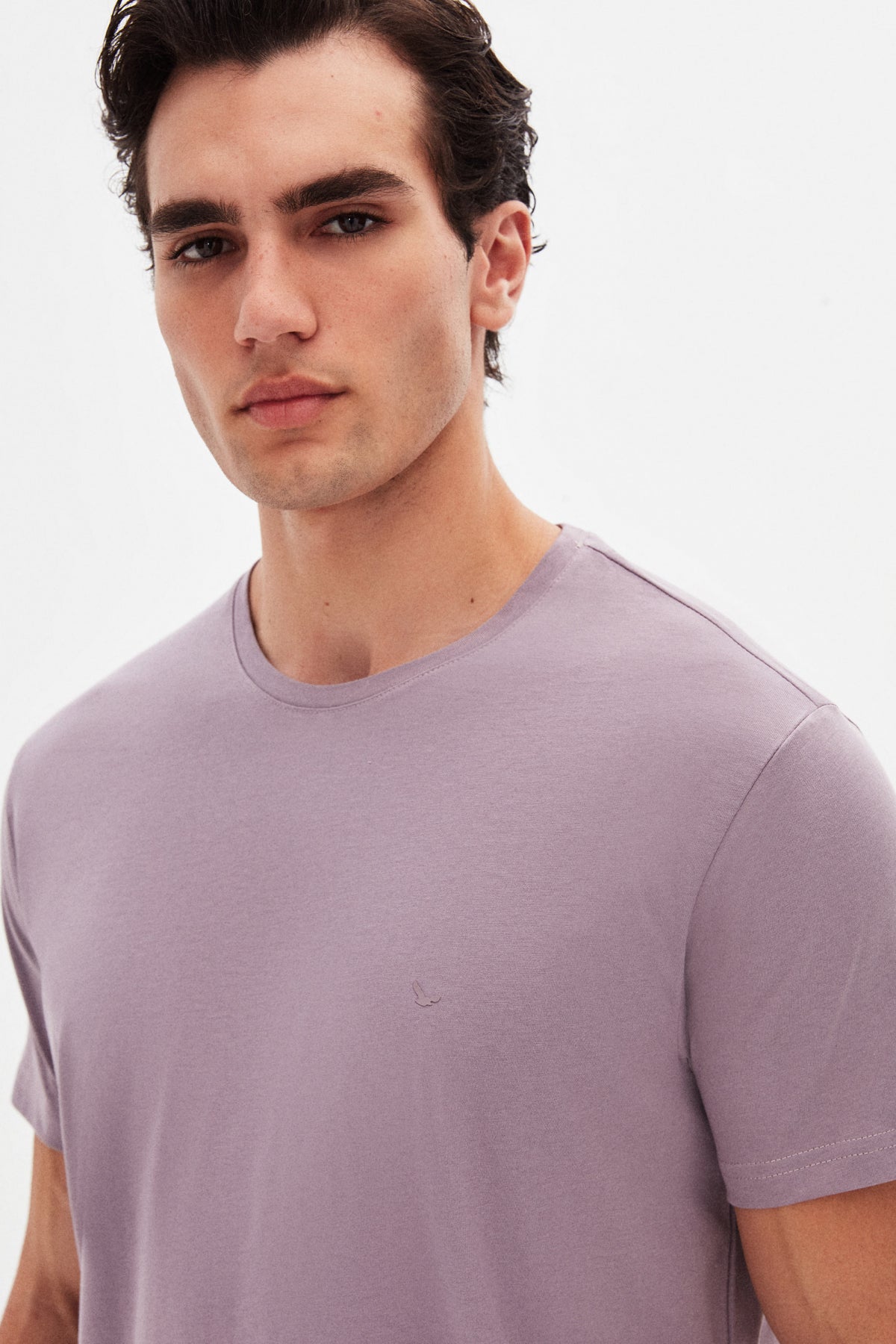 TRICOU SLIM FIT D'S DAMAT - Sorbet
