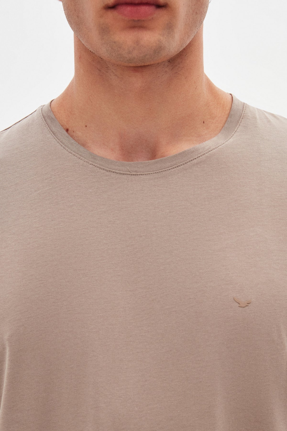 TRICOU SLIM FIT D'S DAMAT - Bej