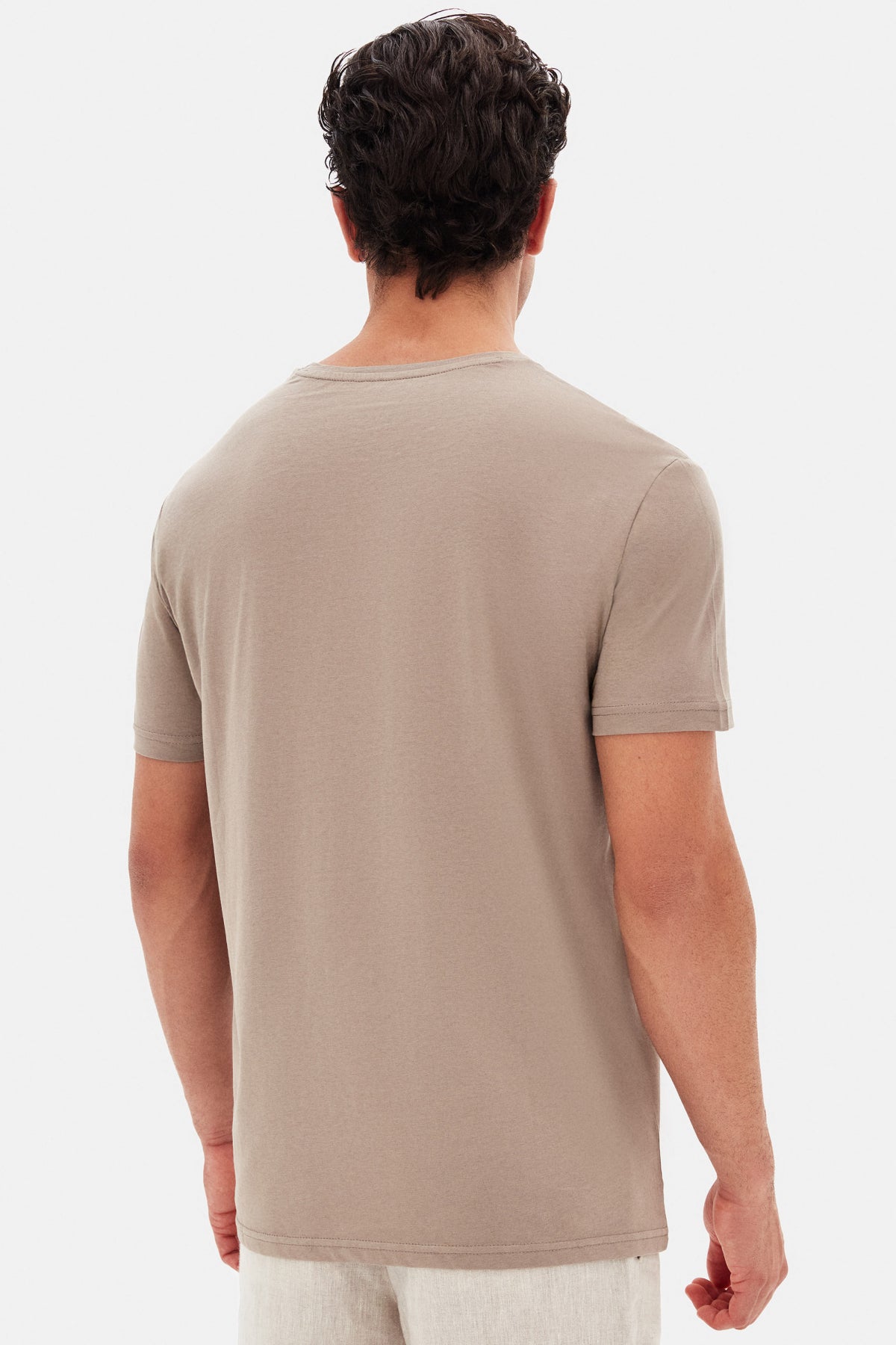 TRICOU SLIM FIT D'S DAMAT - Bej