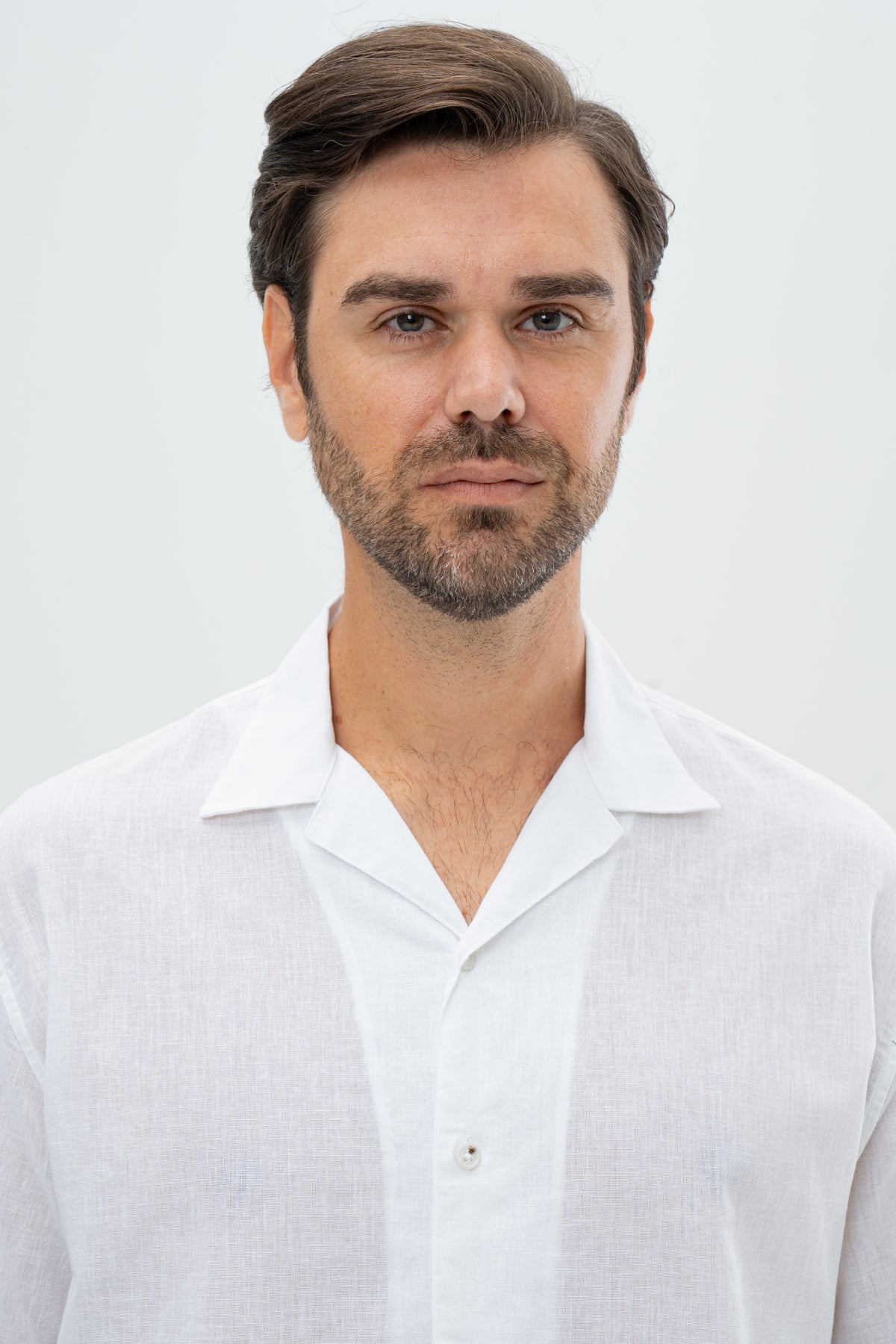 CAMASA RELAXED FIT D'S DAMAT - Alb