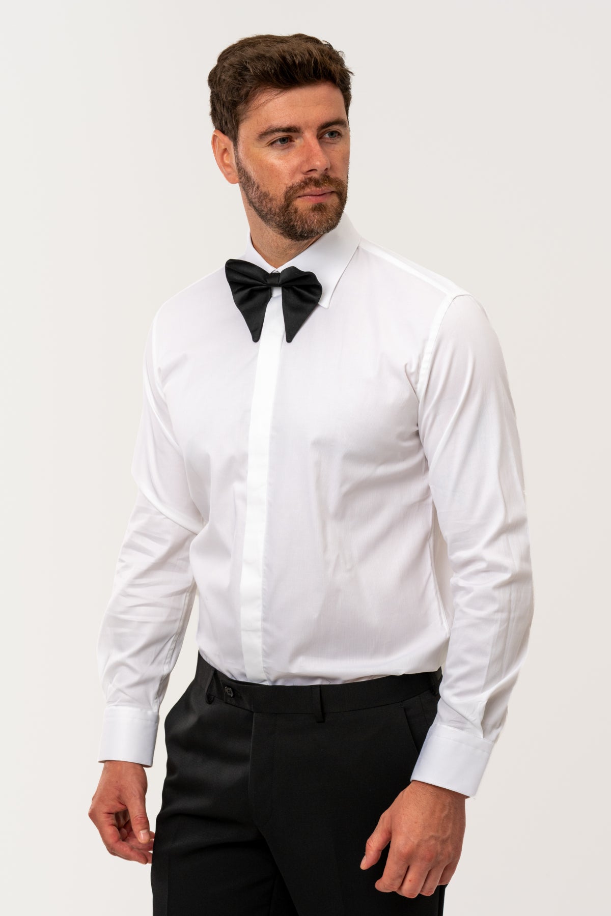 CAMASA CEREMONIE SLIM FIT D'S DAMAT - Alb
