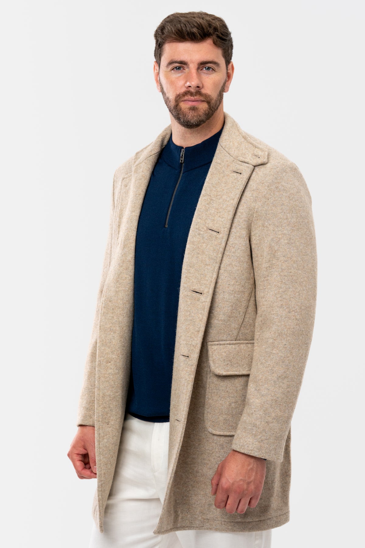 PALTON SLIM FIT D'S DAMAT - Bej