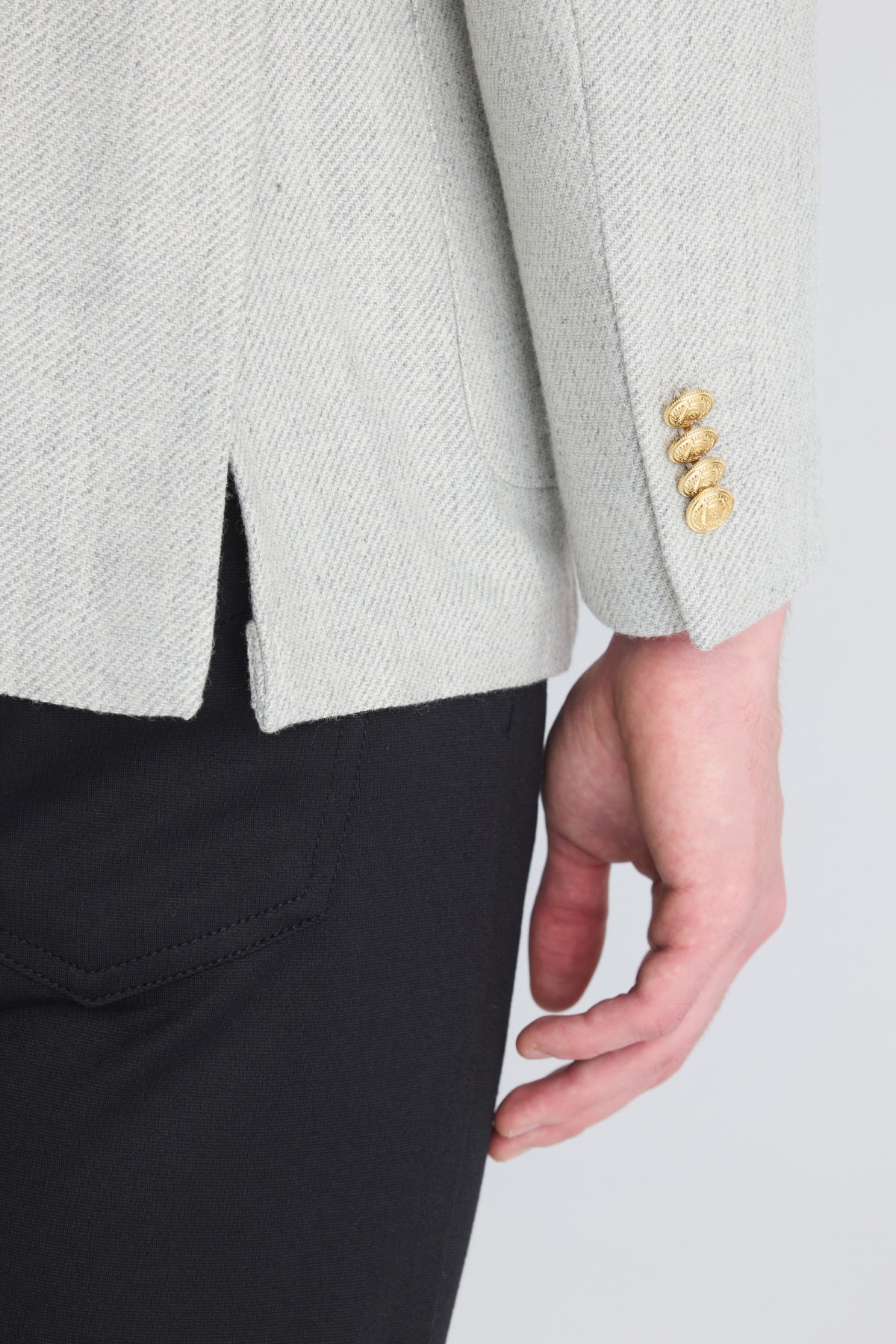 SACOU SLIM FIT D'S DAMAT - Gri