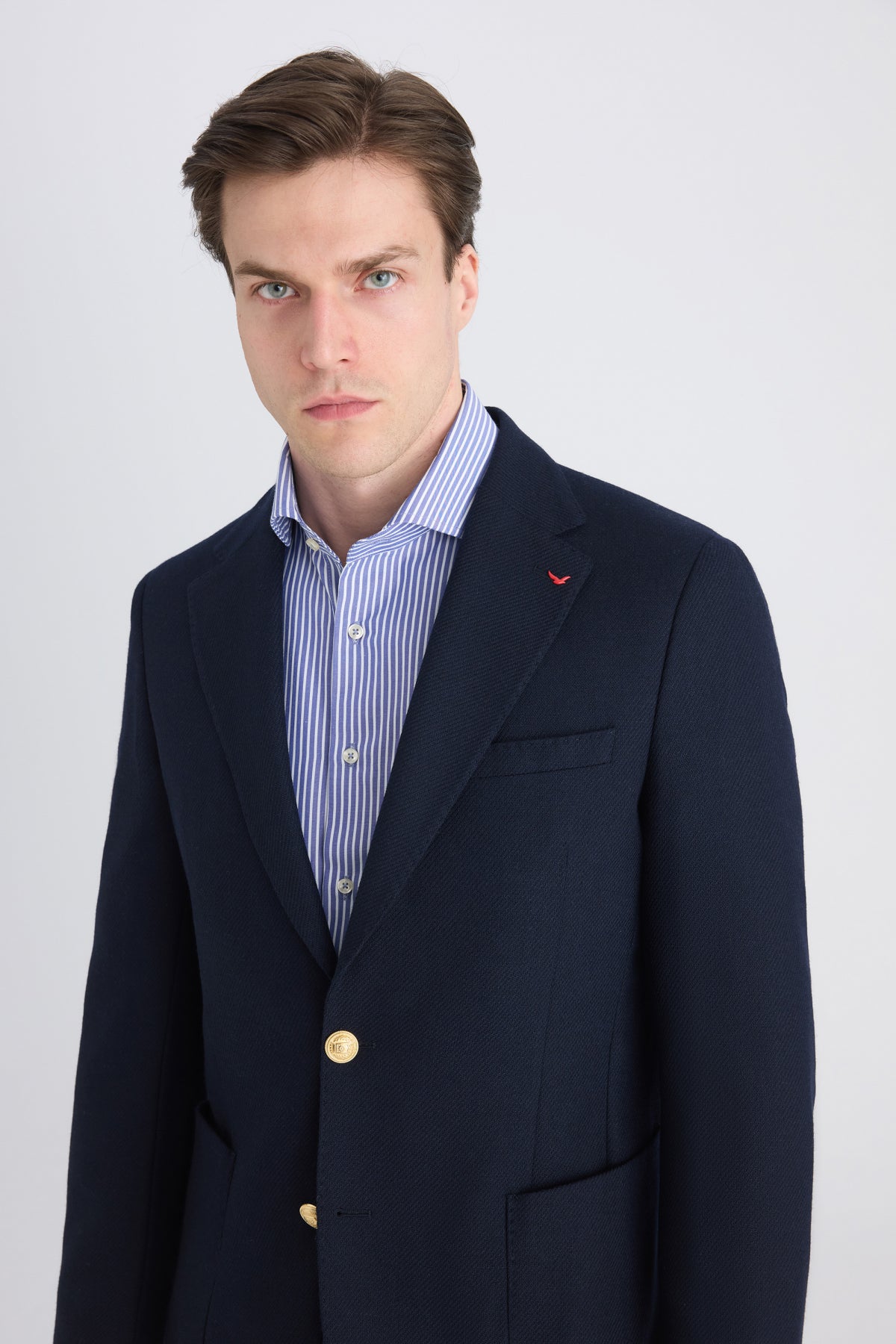 SACOU SLIM FIT D'S DAMAT - Bleumarin