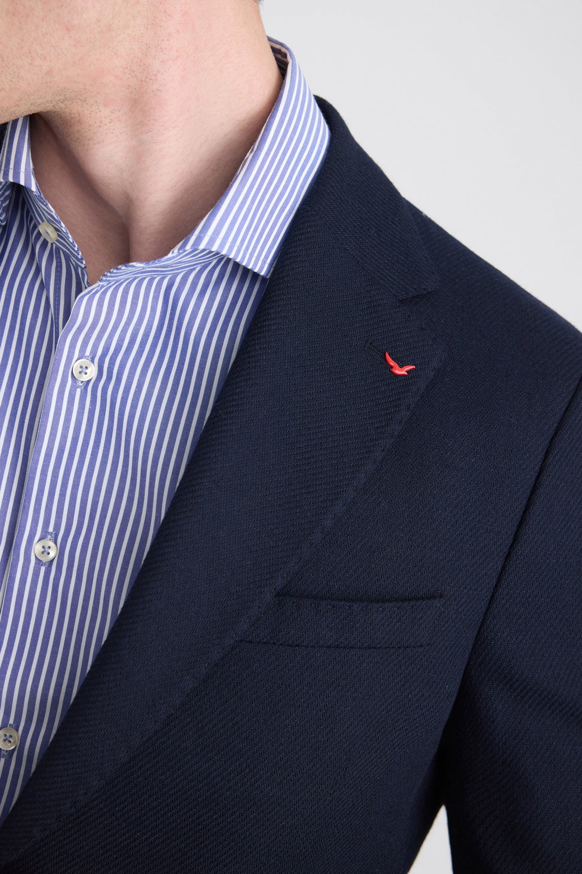 SACOU SLIM FIT D'S DAMAT - Bleumarin