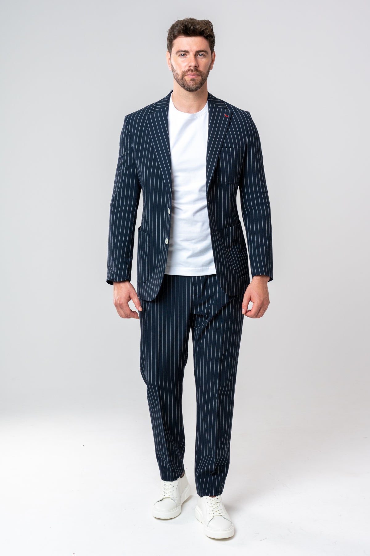 COSTUM CASUAL SLIM FIT D'S DAMAT - Bleumarin