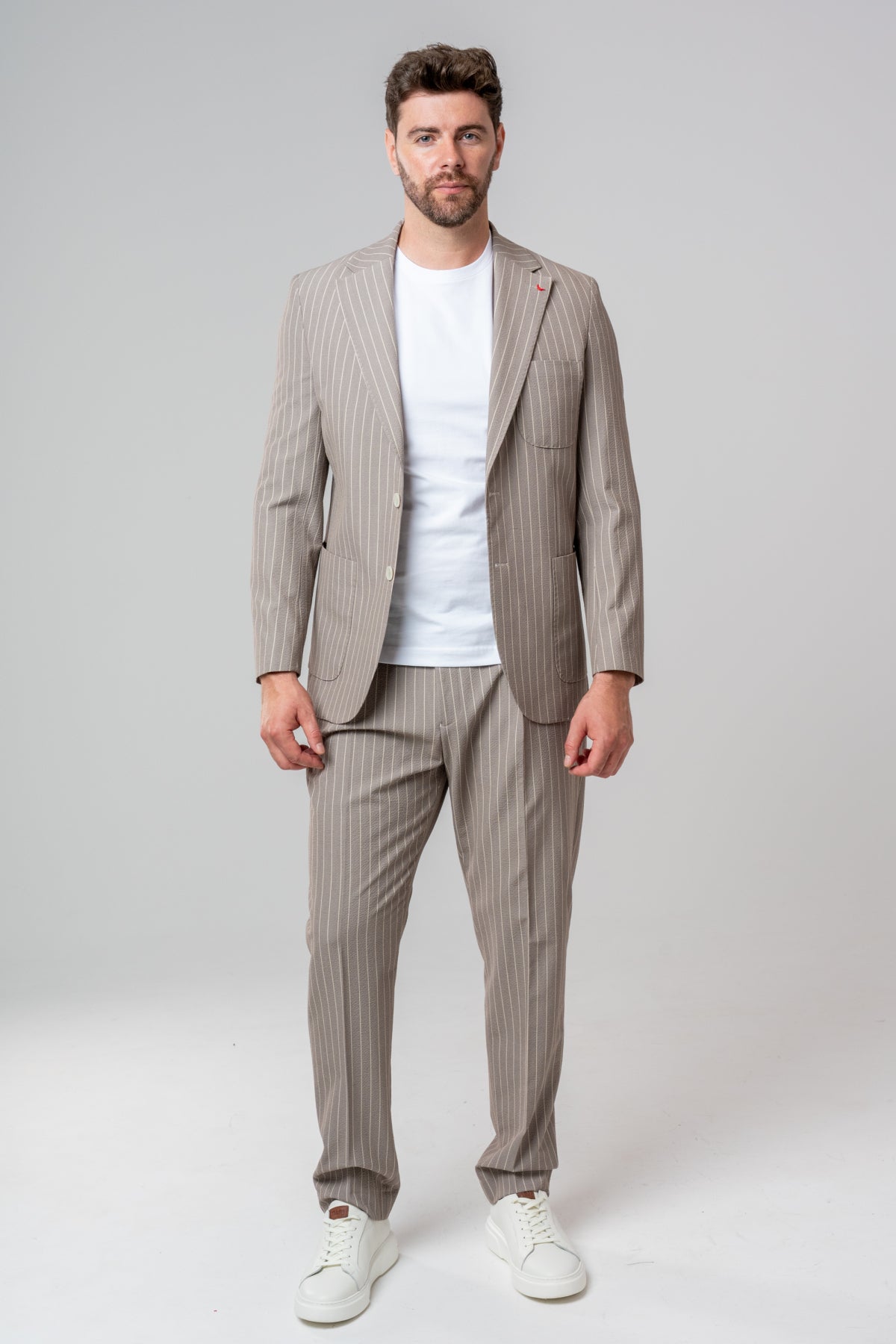 COSTUM CASUAL SLIM FIT D'S DAMAT - Bej