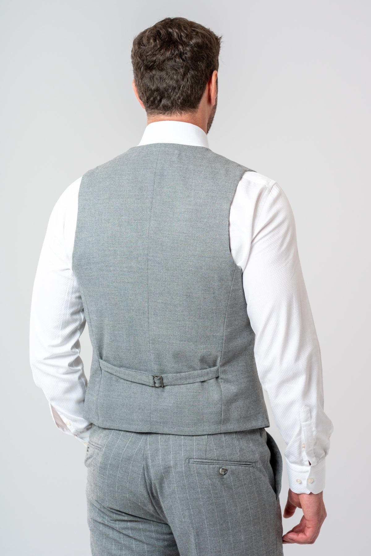 COSTUM CU VESTA SLIM FIT D'S DAMAT - Turcoaz