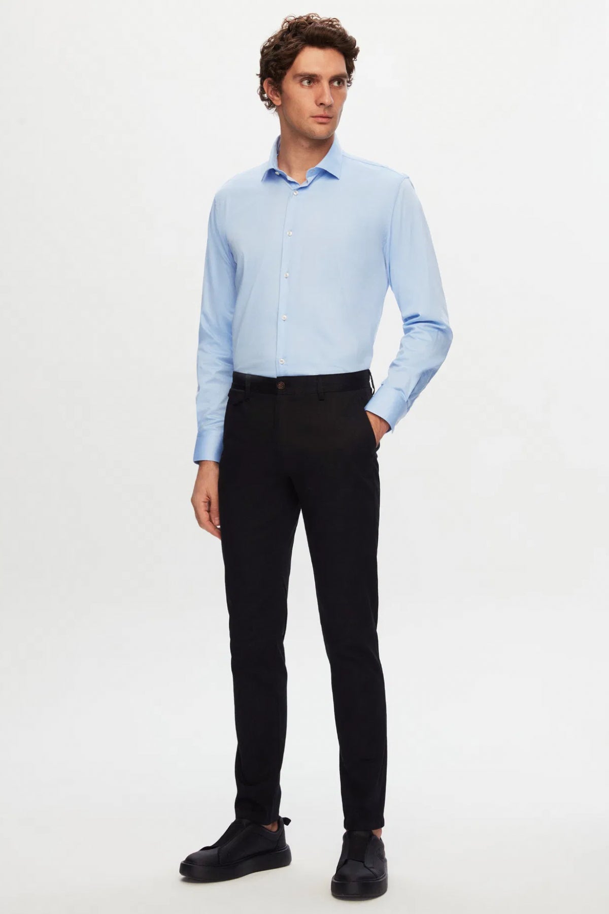 CAMASA D'S DAMAT SLIM FIT - Bleu