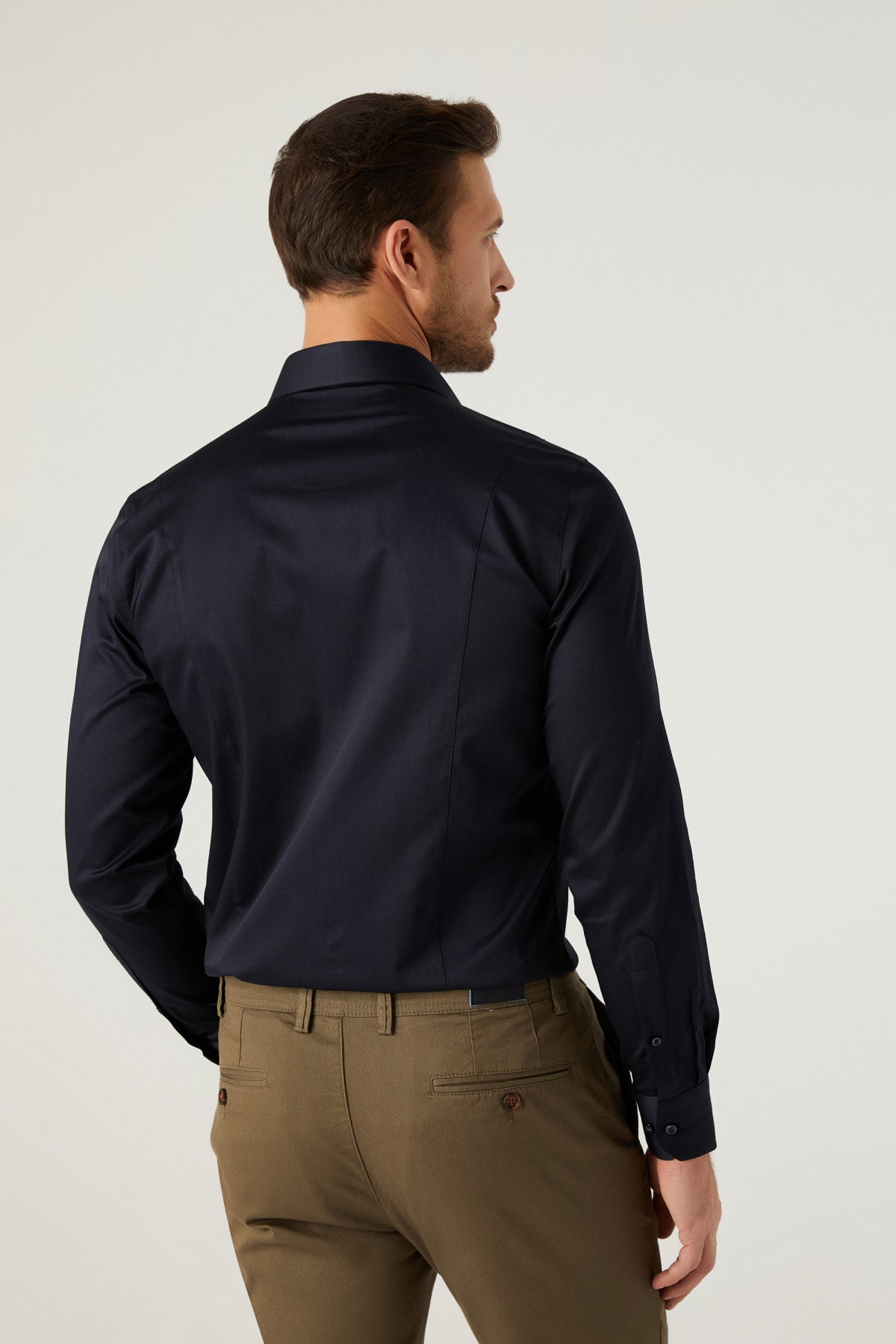 CAMASA D'S DAMAT SLIM FIT - Bleumarin
