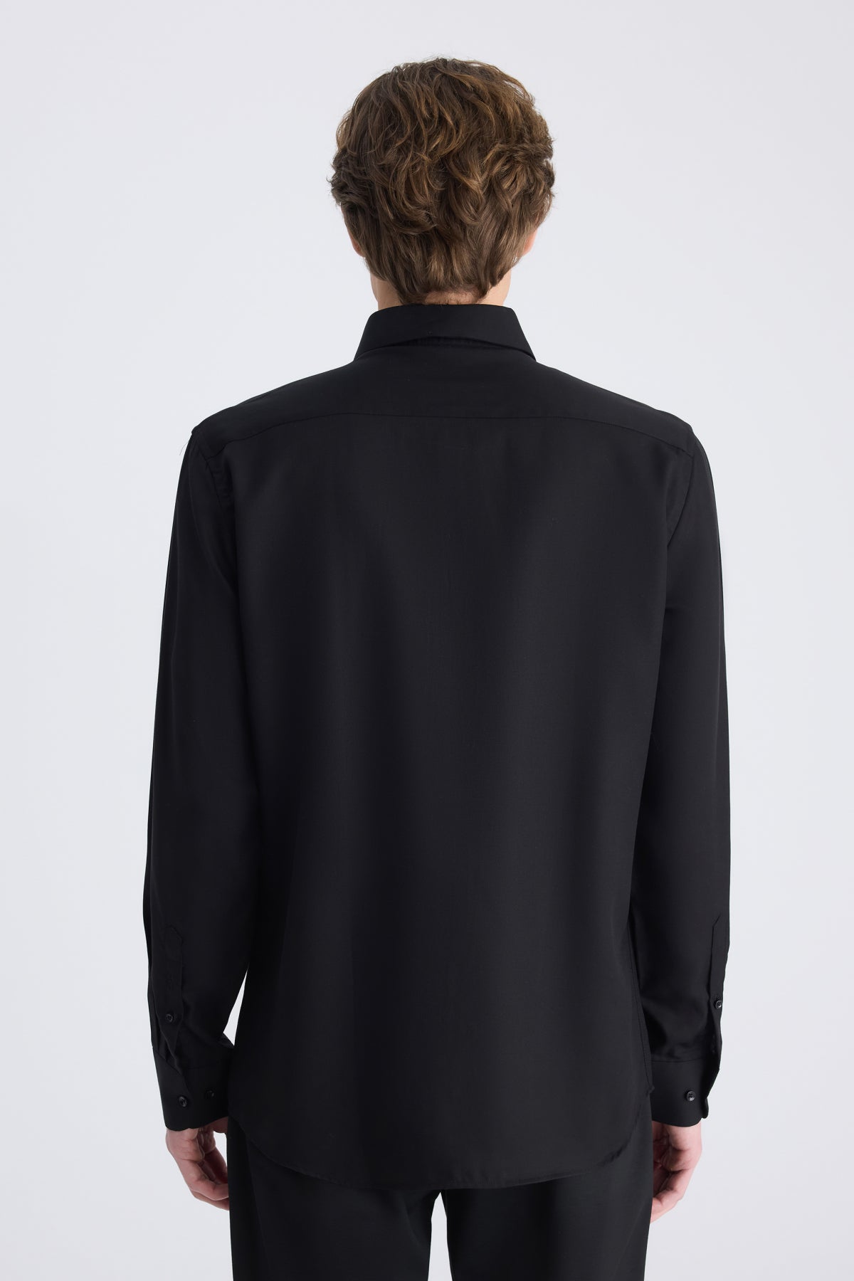 CAMASA SLIM FIT D'S DAMAT - Negru